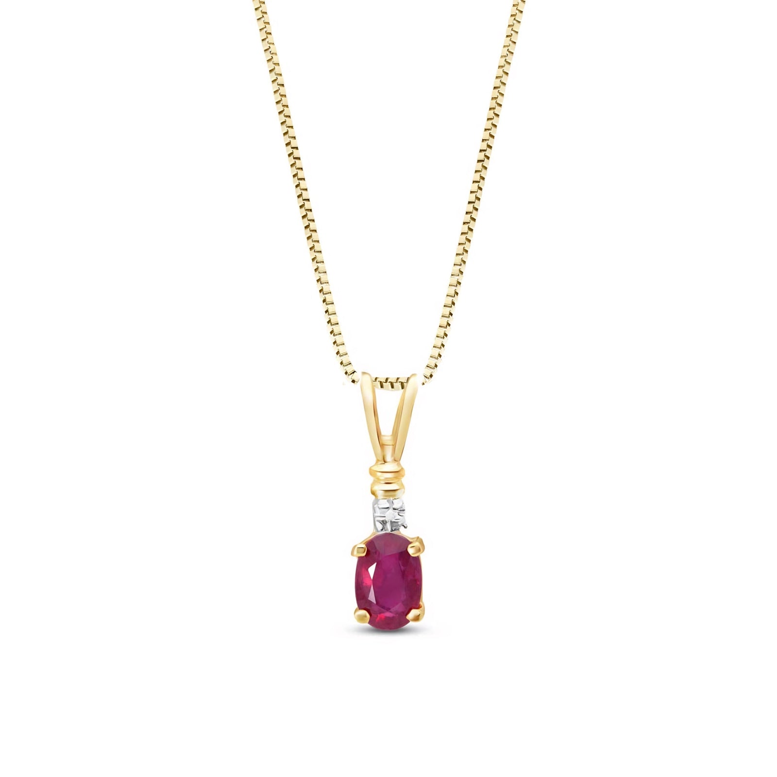 Yellow Gold Heritage Pendant Necklace Tanzanite 10K — Elsa