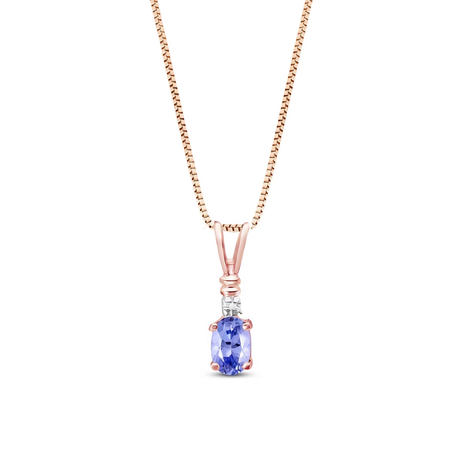 Rose Gold Heritage Pendant Necklace Emerald 10K — Elsa