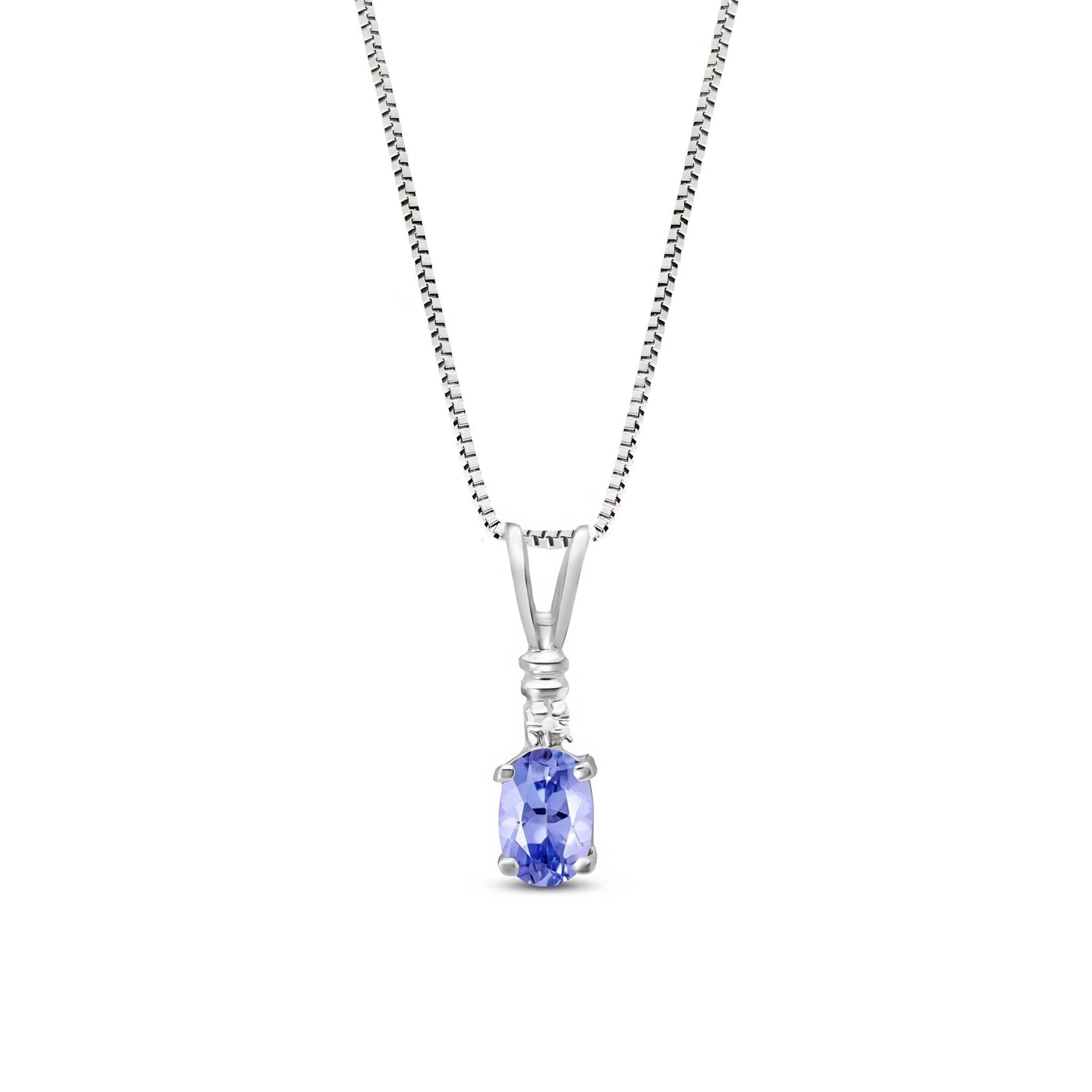 White Gold Heritage Pendant Necklace Emerald 10K — Elsa