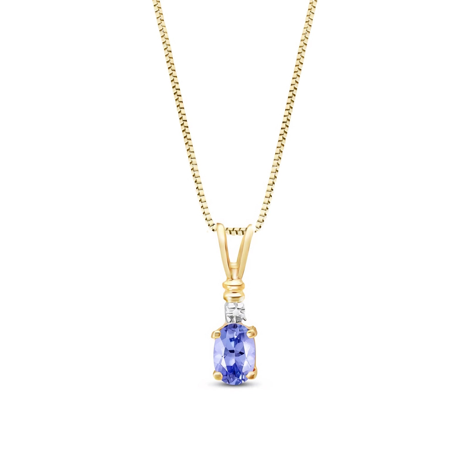 Yellow Gold Heritage Pendant Necklace Emerald 10K — Elsa