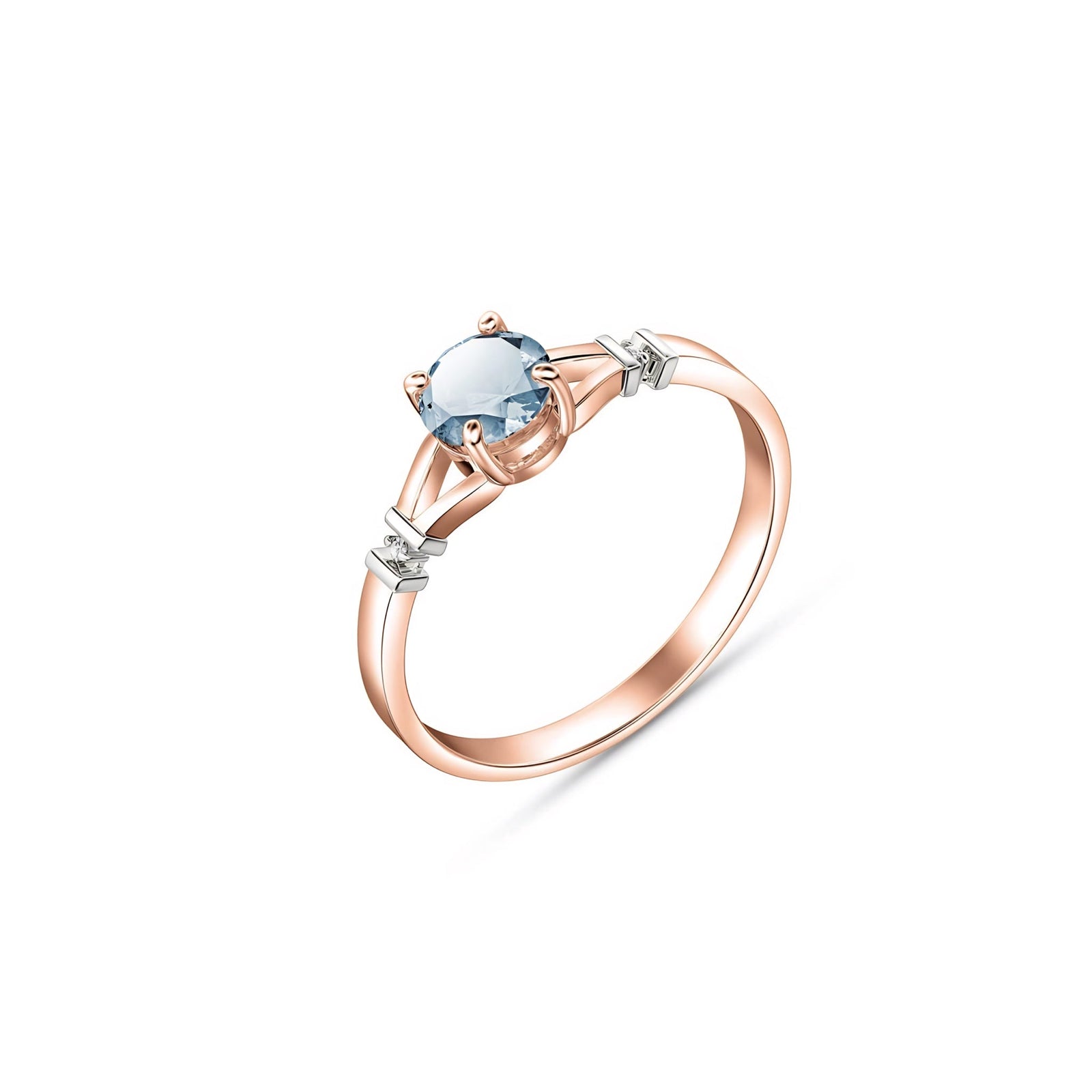 Rose Gold Signature Ring Peridot 10K — Guendalina