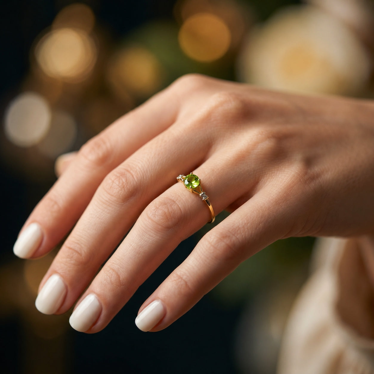 Yellow Gold Signature Ring Citrine 10K — Guendalina