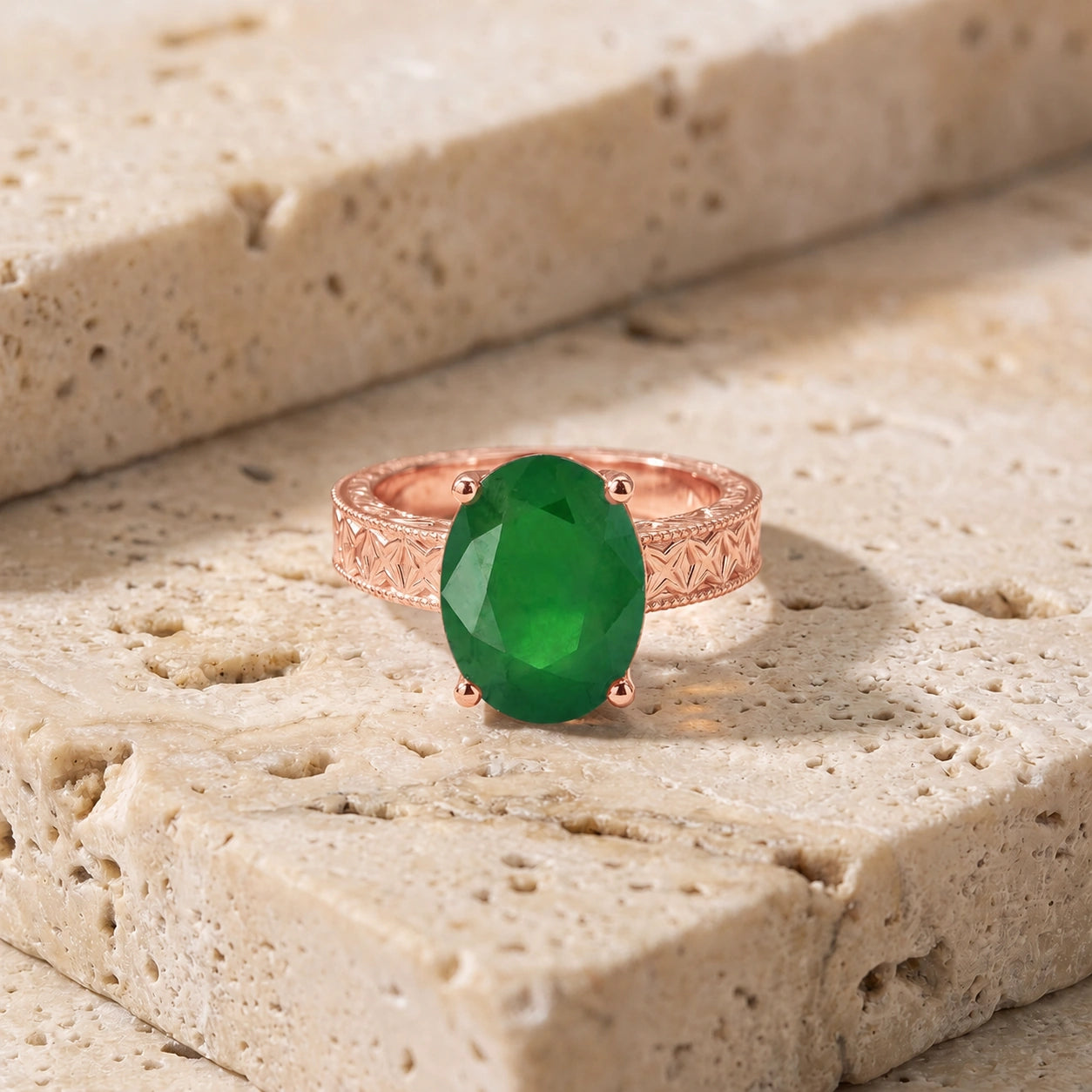 Rose Gold Emerald — Rosa