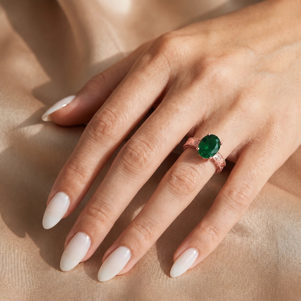 Rose Gold Emerald — Rosa