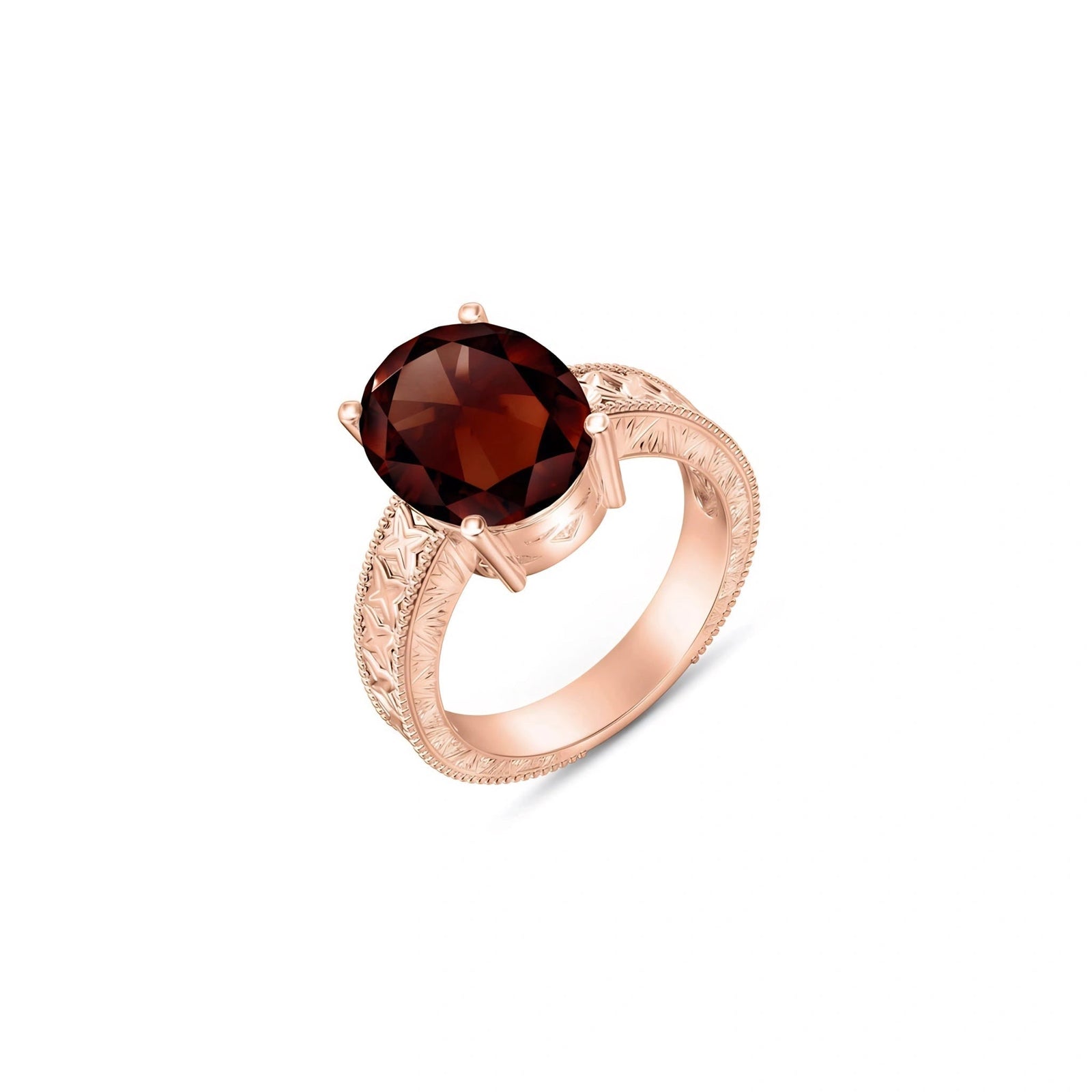Rose Gold Garnet — Rosa