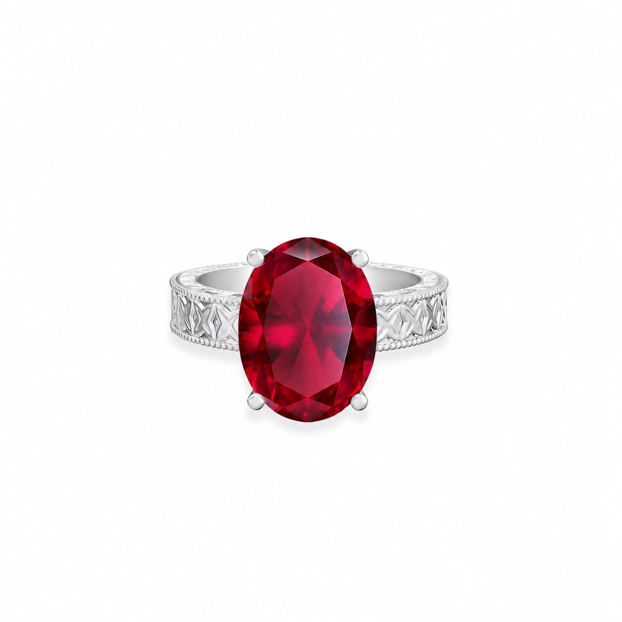White Gold Ruby — Rosa