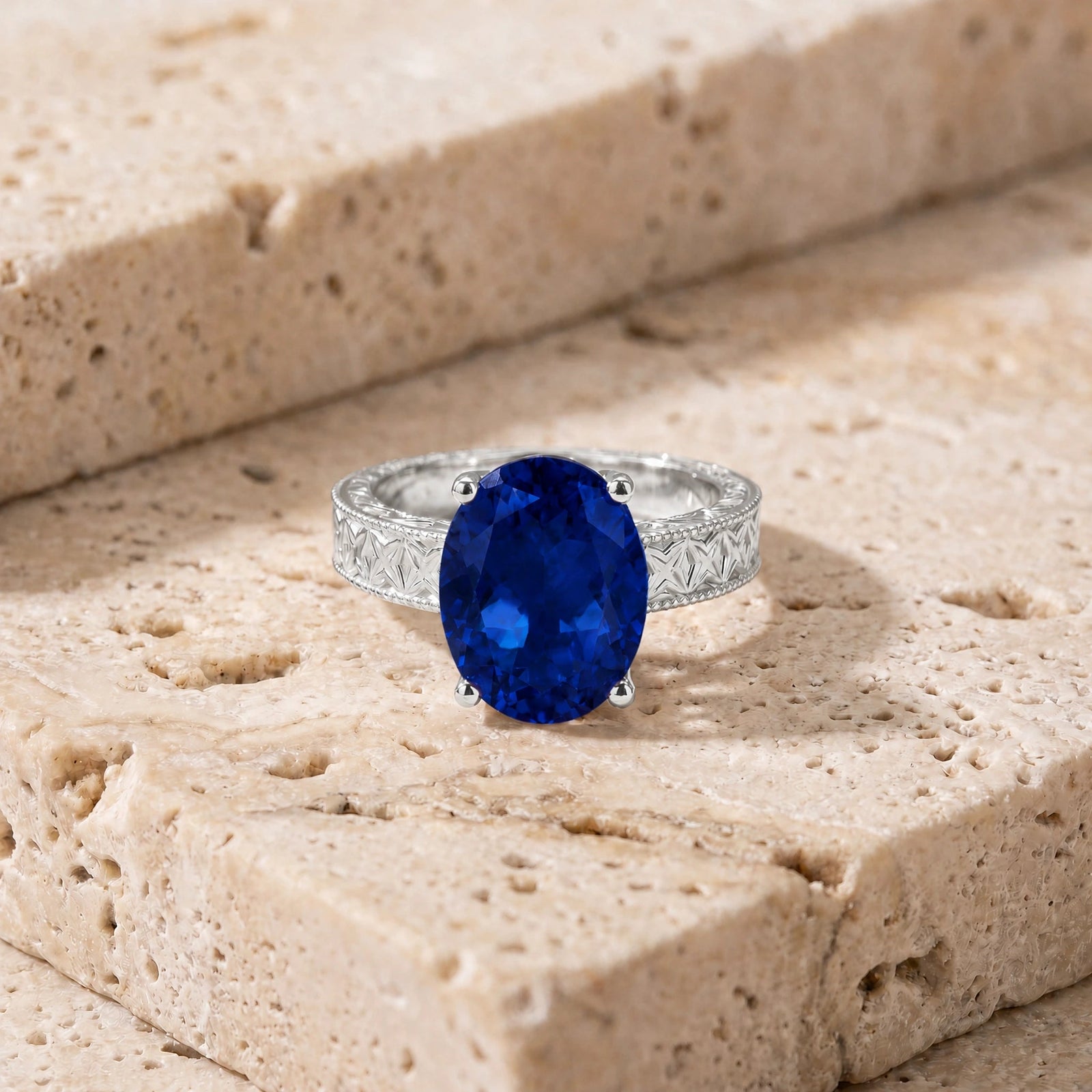 White Gold Sapphire — Rosa