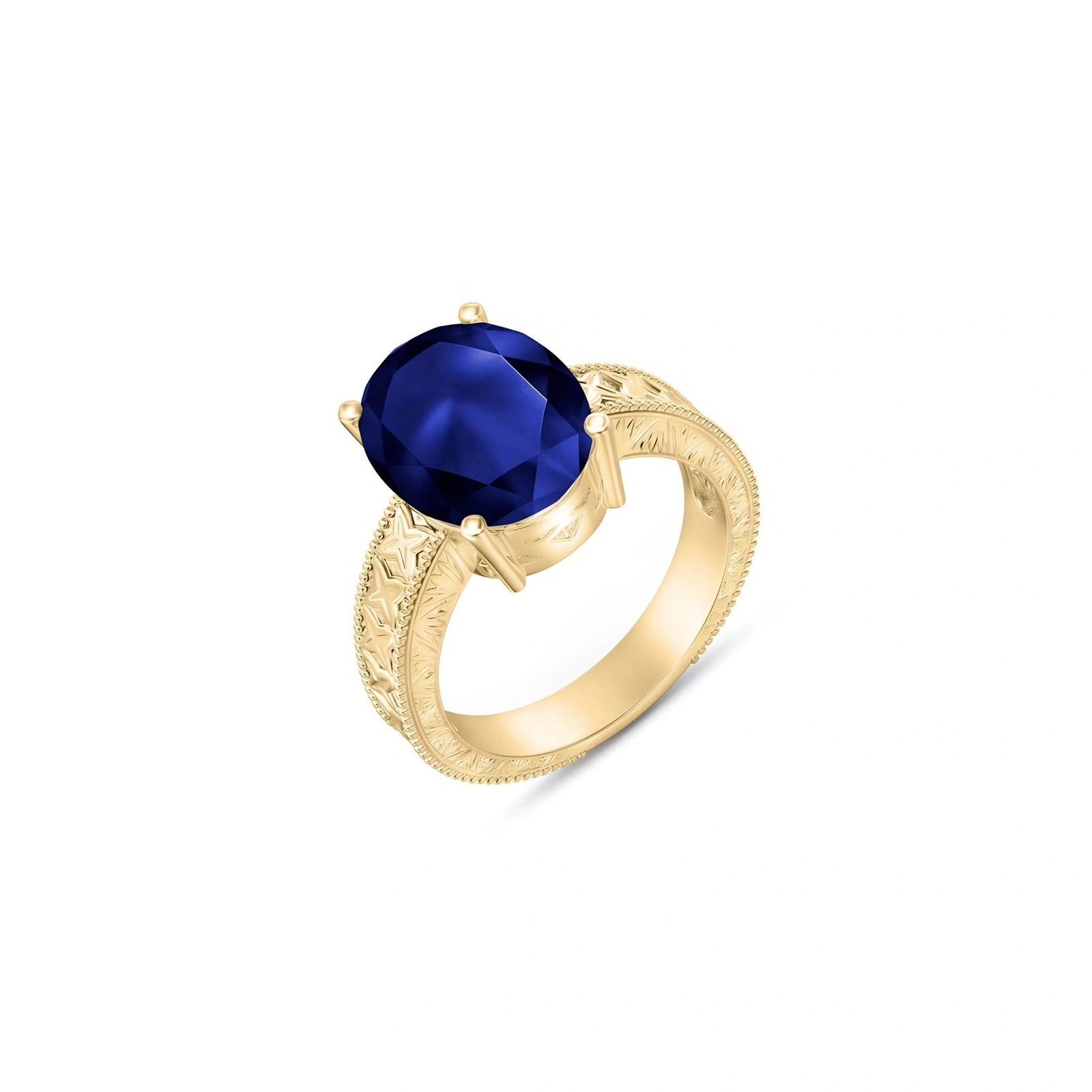 Yellow Gold Sapphire — Rosa