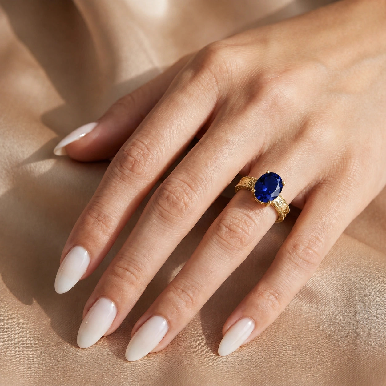 Yellow Gold Sapphire — Rosa