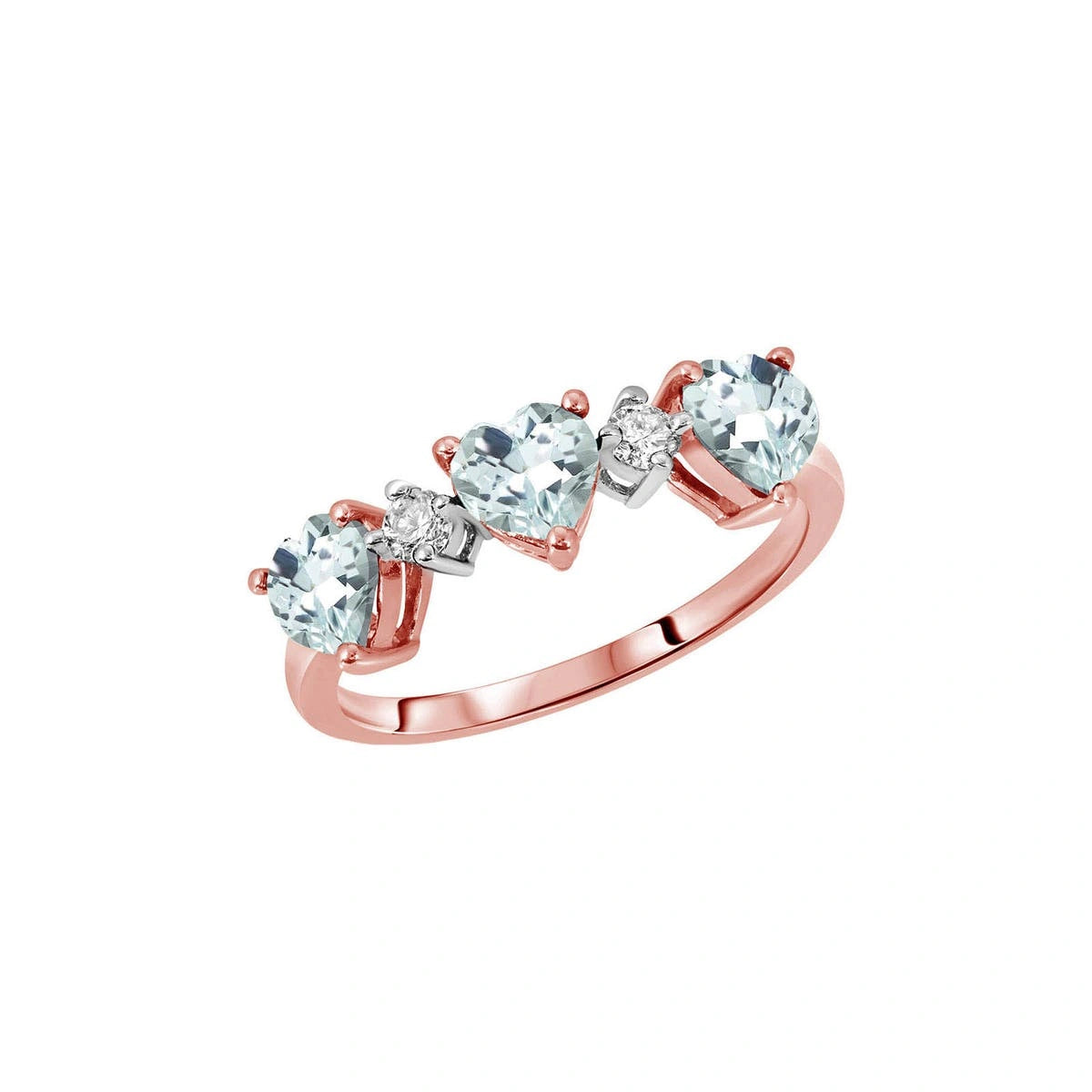 Rose Gold Aquamarine & Diamond — Salomè