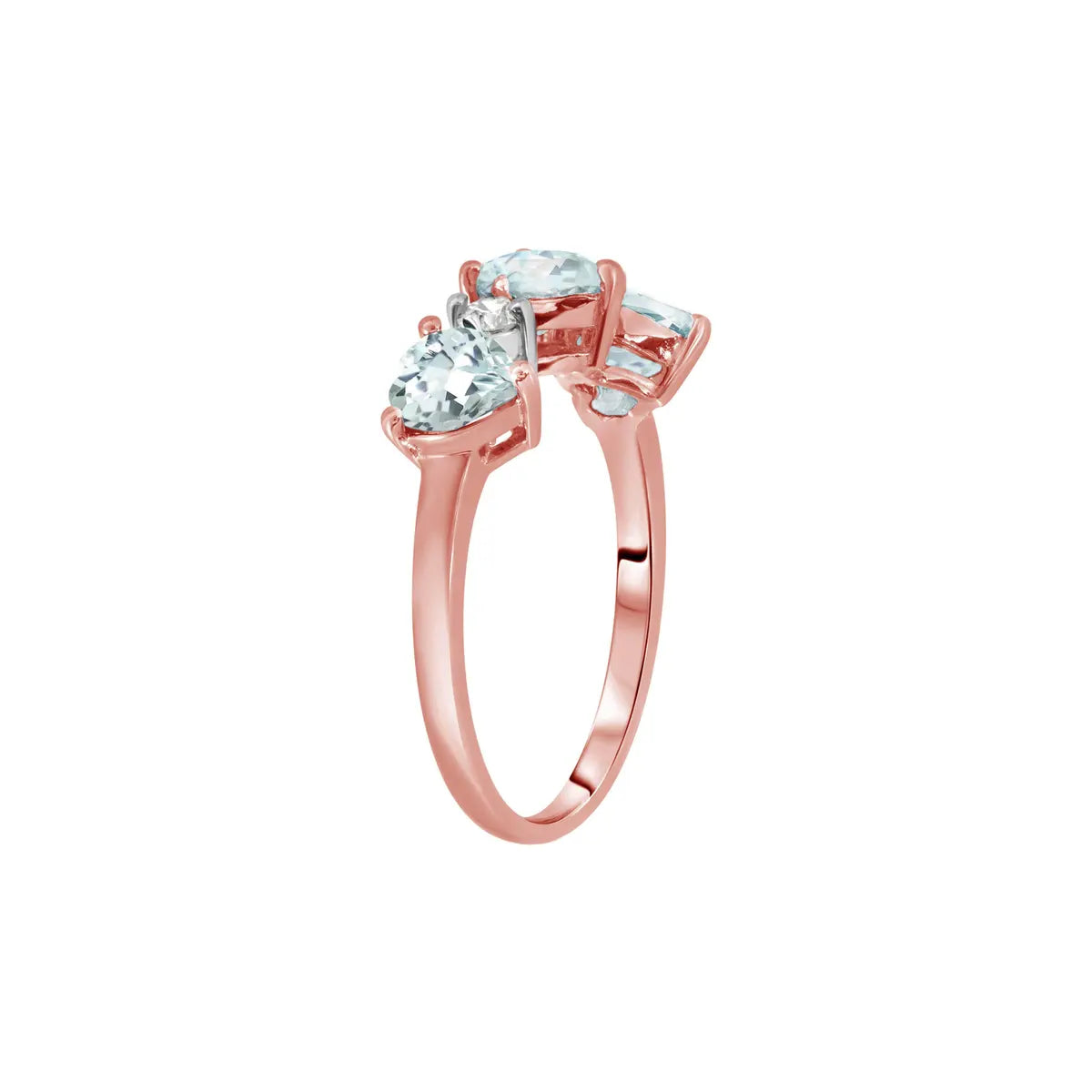Rose Gold Aquamarine & Diamond — Salomè
