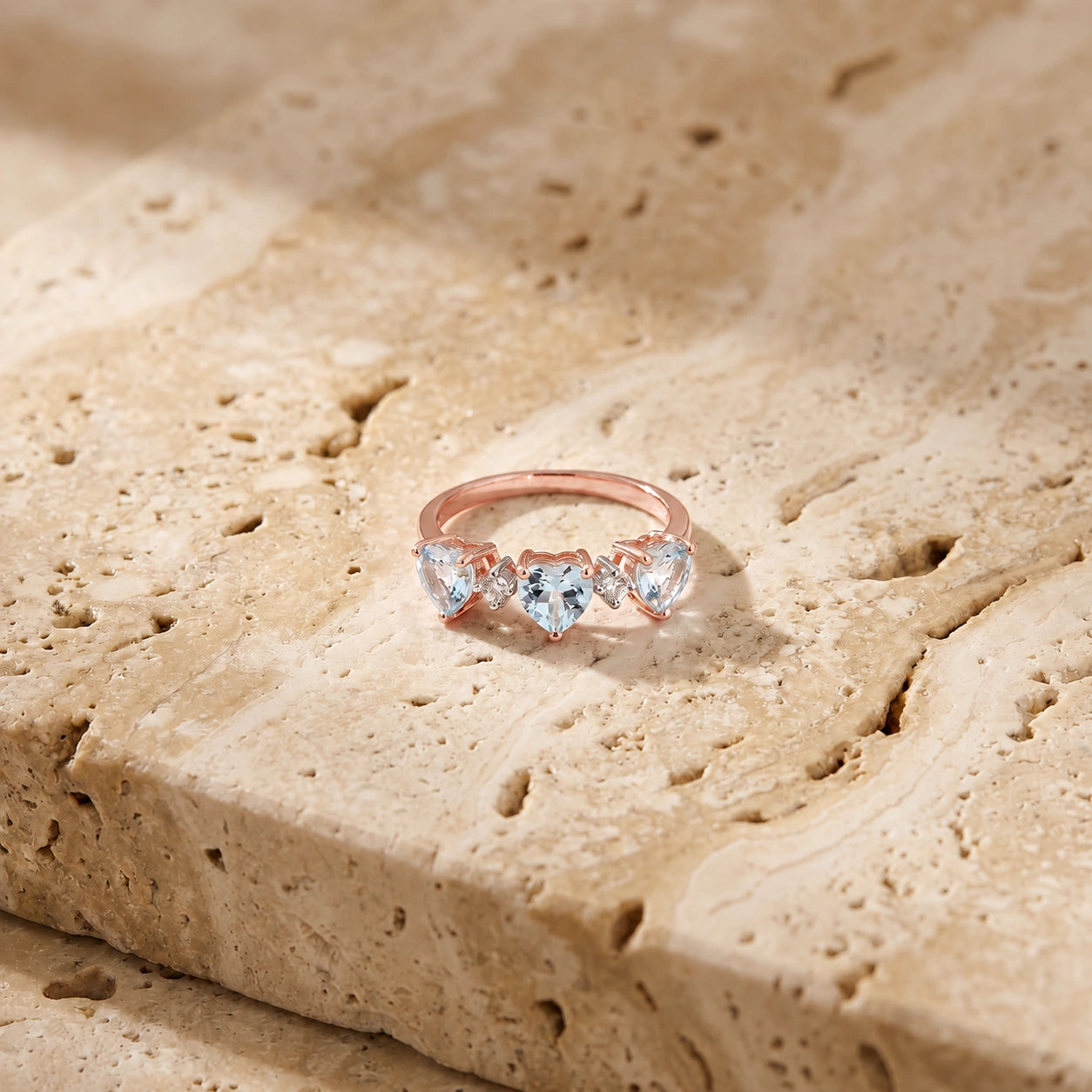 Rose Gold Aquamarine & Diamond — Salomè