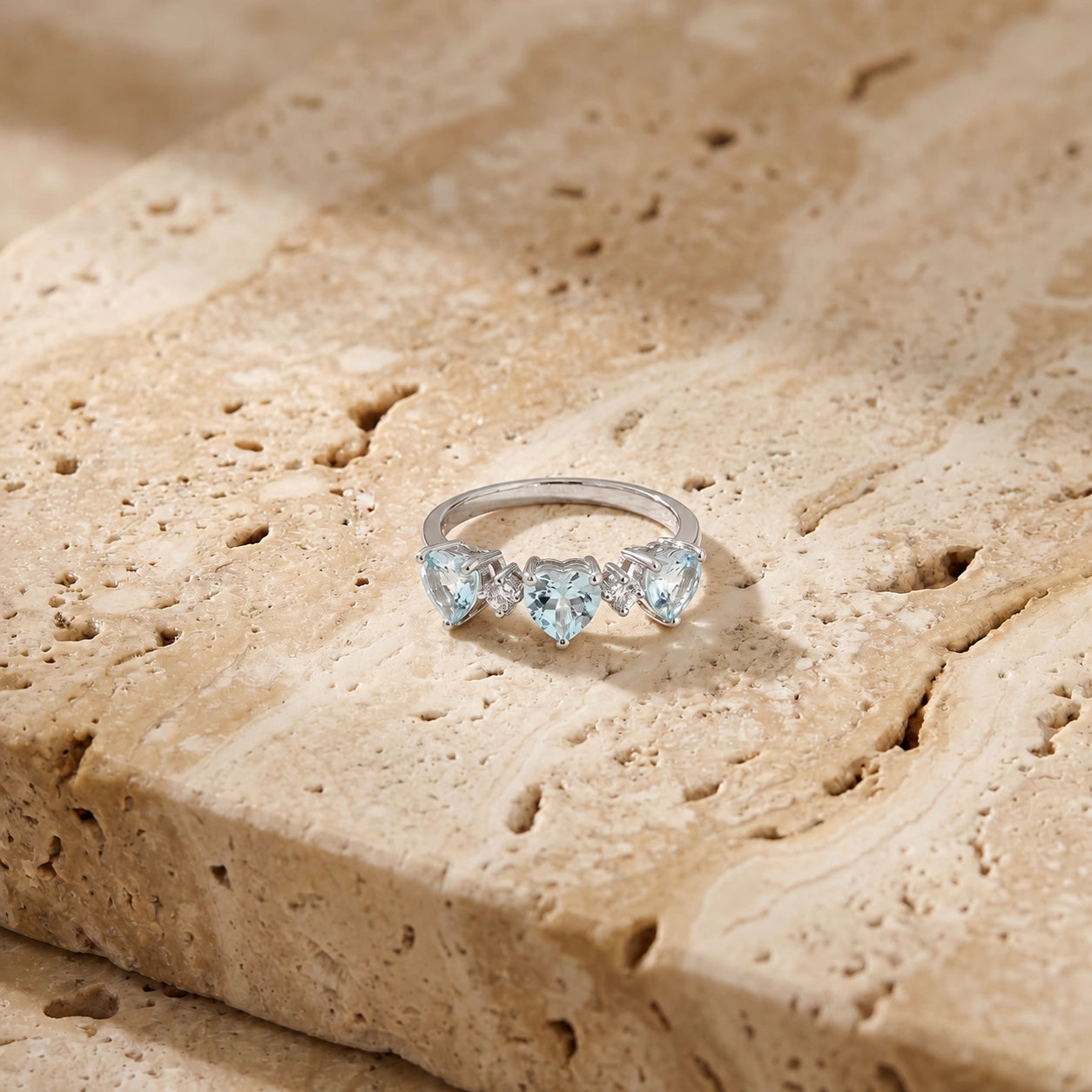 White Gold Aquamarine & Diamond — Salomè