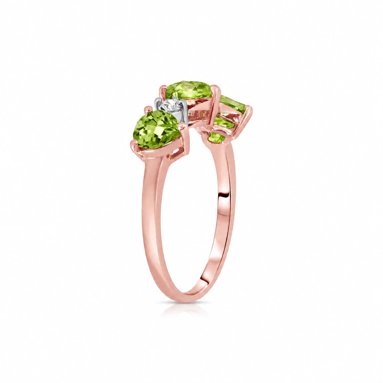 Rose Gold Peridot & Diamond — Salomè