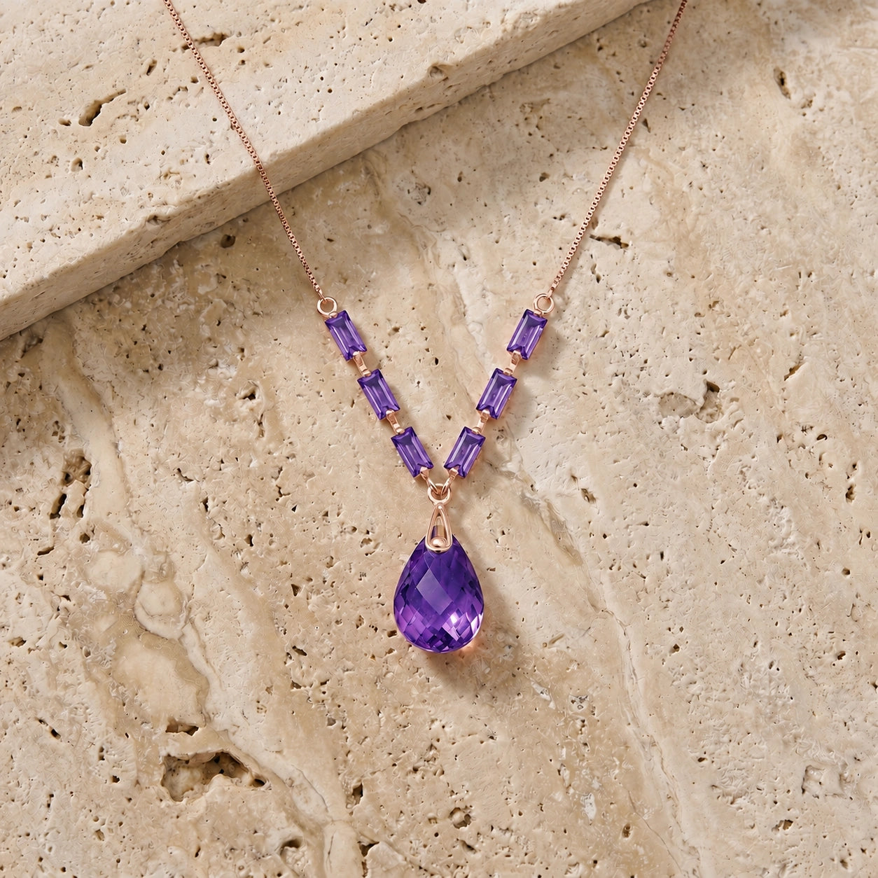 Rose Gold Amethyst — Santa