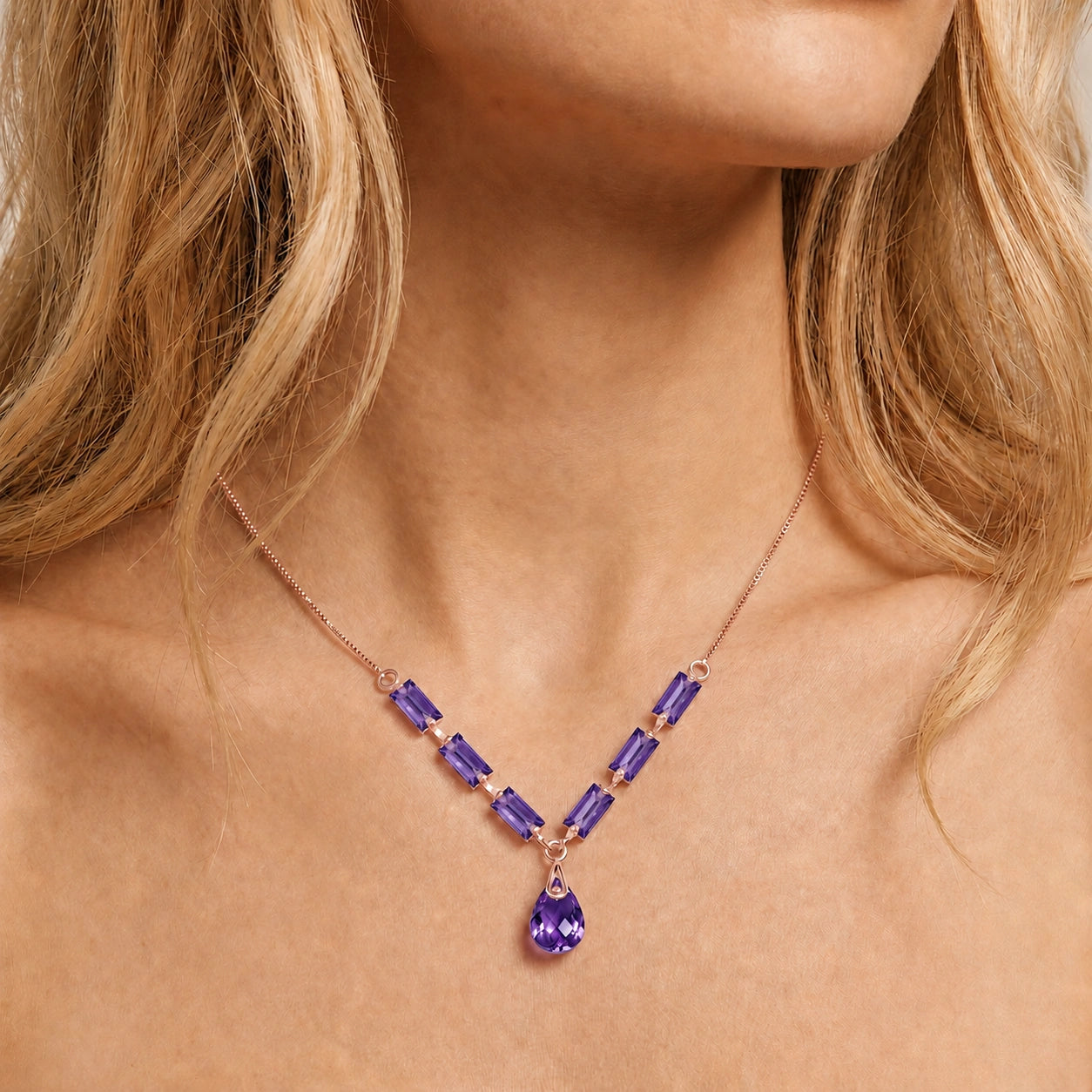 Rose Gold Amethyst — Santa