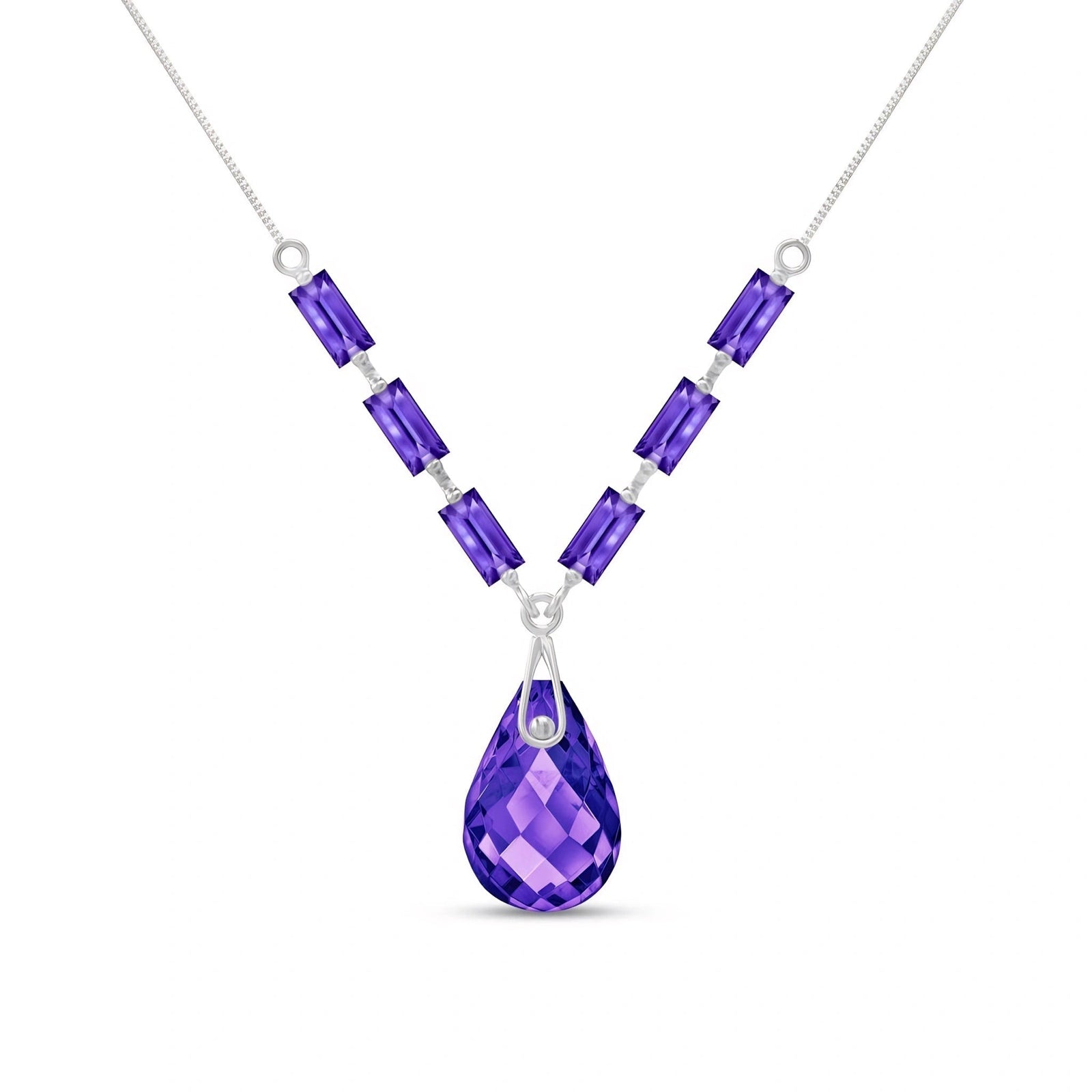 White Gold Amethyst — Santa