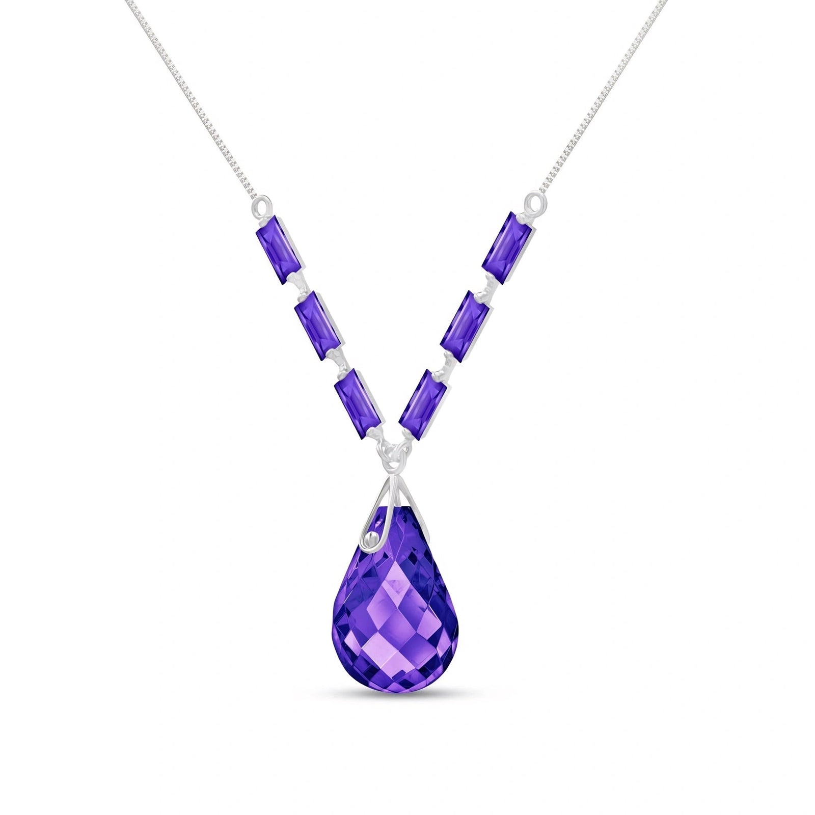 White Gold Amethyst — Santa