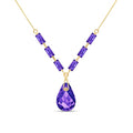 Yellow Gold Amethyst — Santa