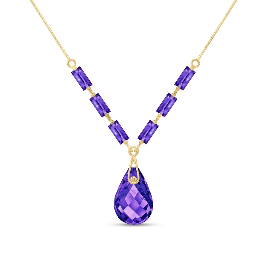 Yellow Gold Amethyst — Santa