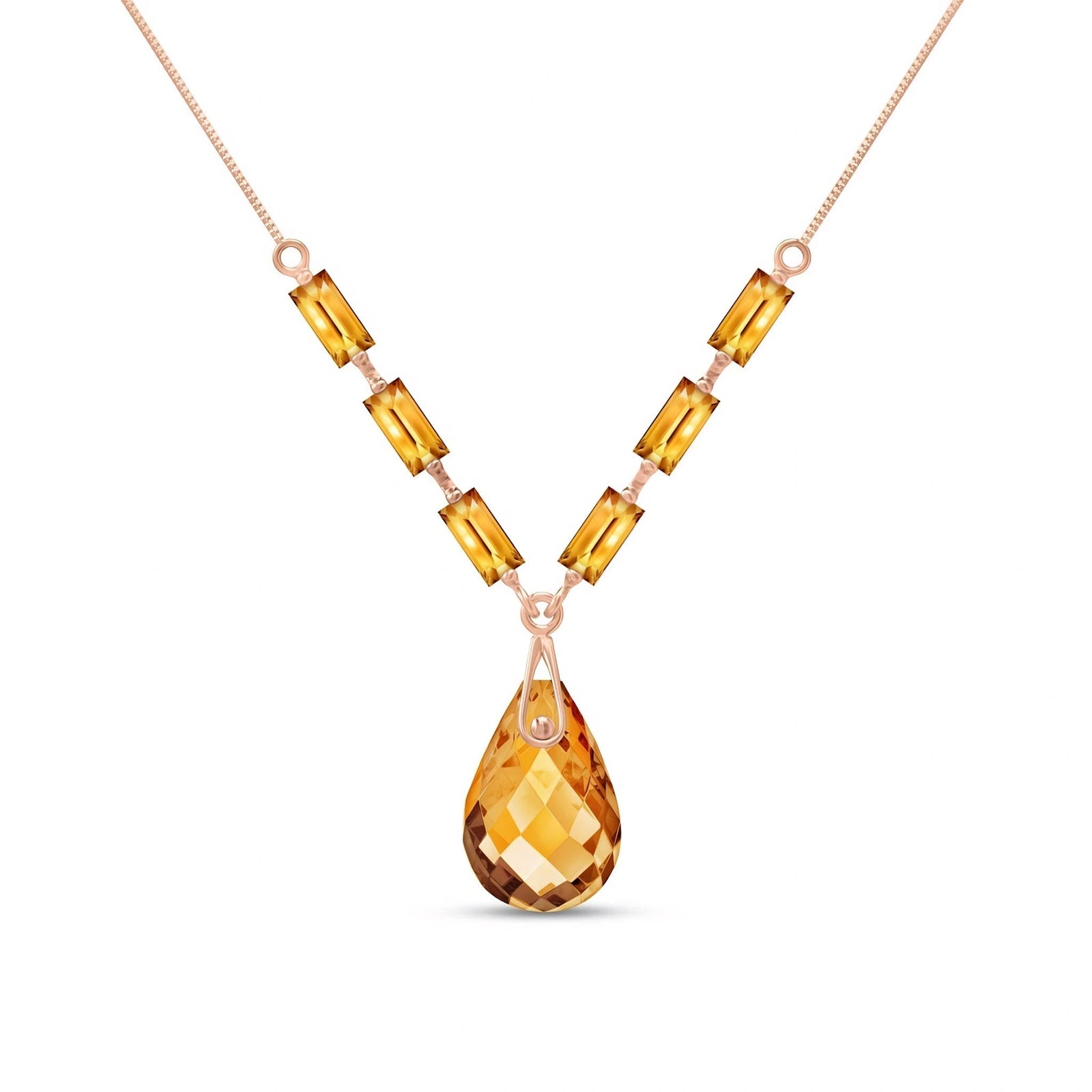 Rose Gold Citrine — Santa