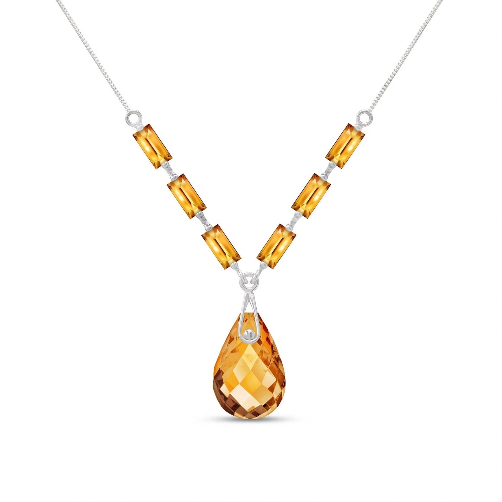 White Gold Citrine — Santa
