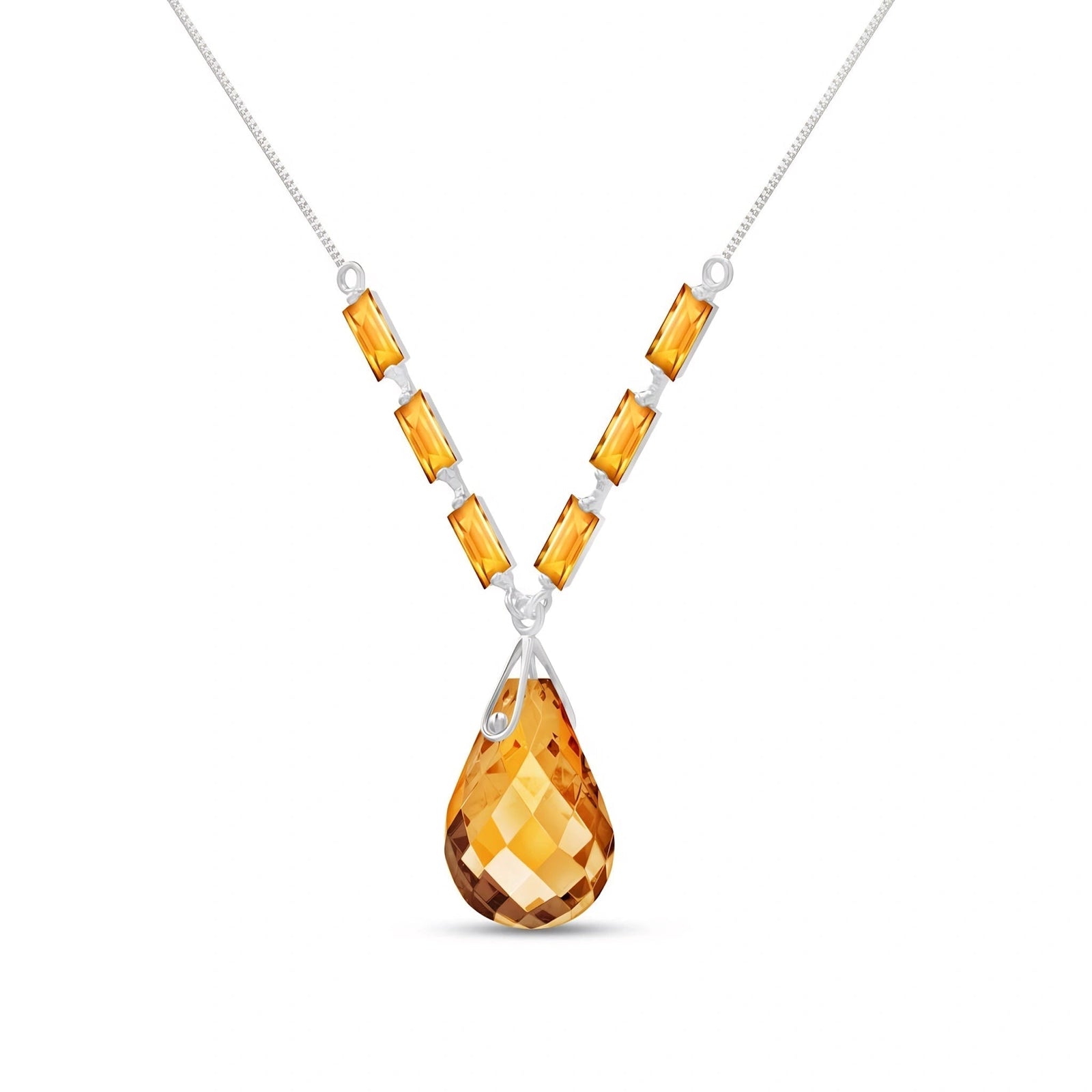 White Gold Citrine — Santa