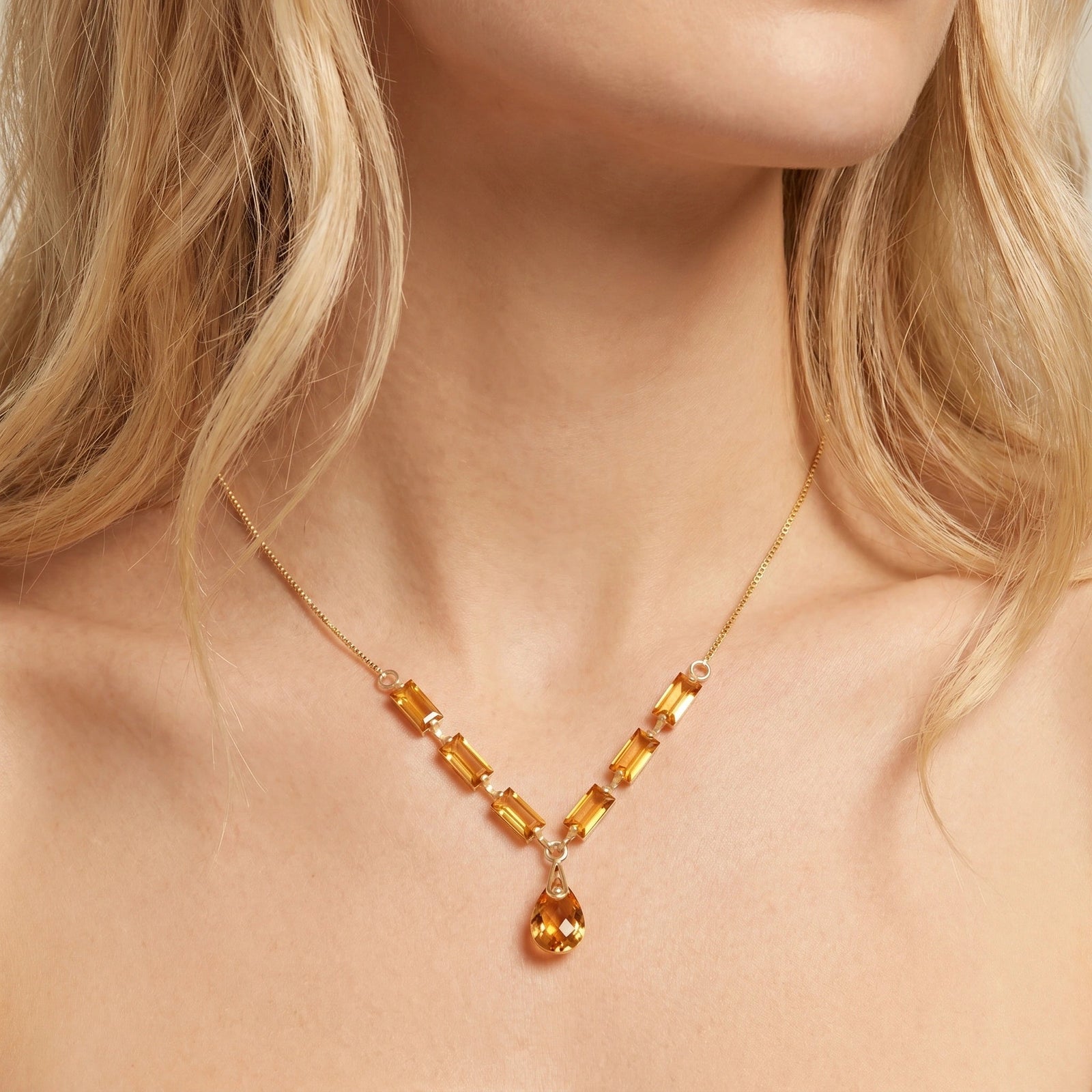 Yellow Gold Citrine — Santa