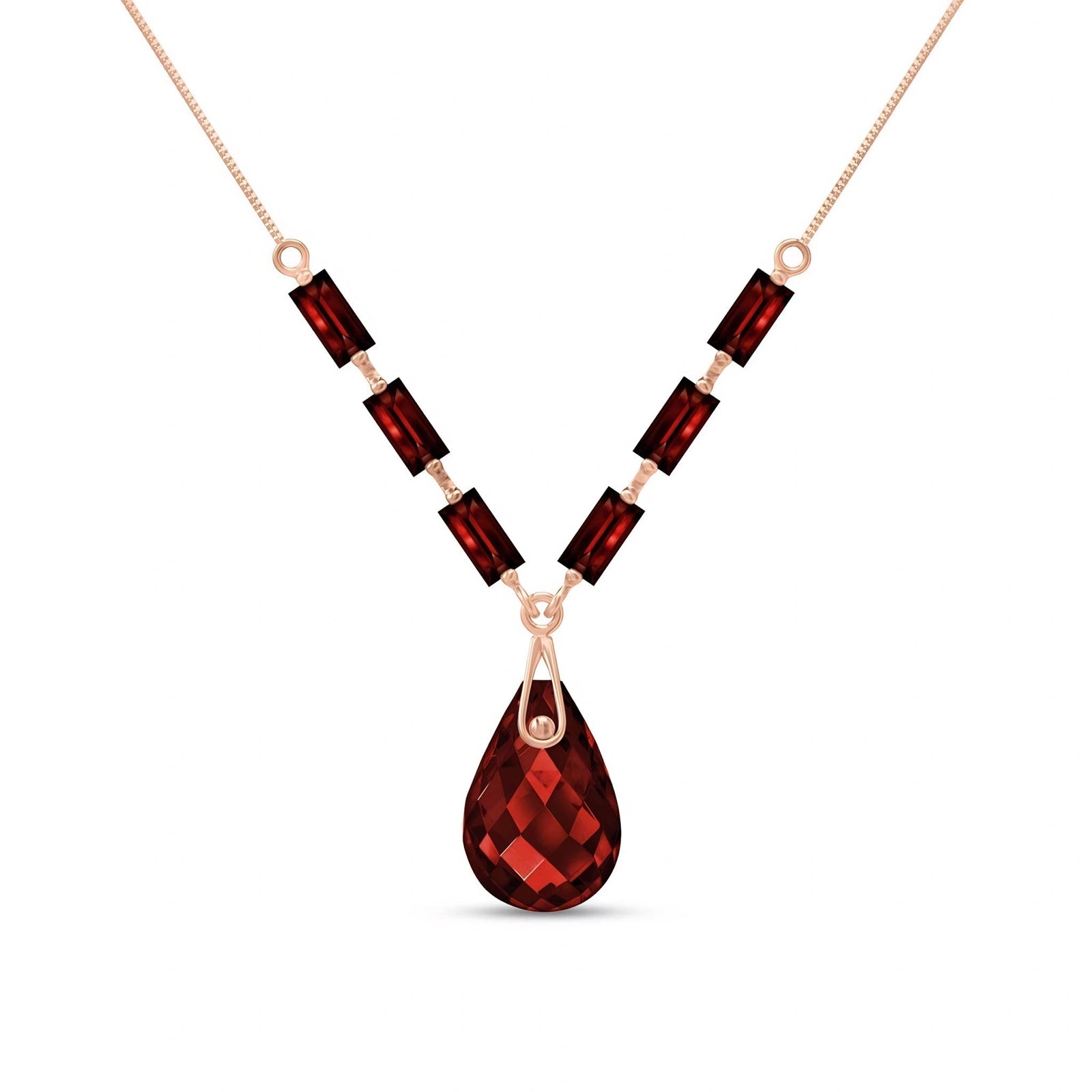 Rose Gold Garnet — Santa