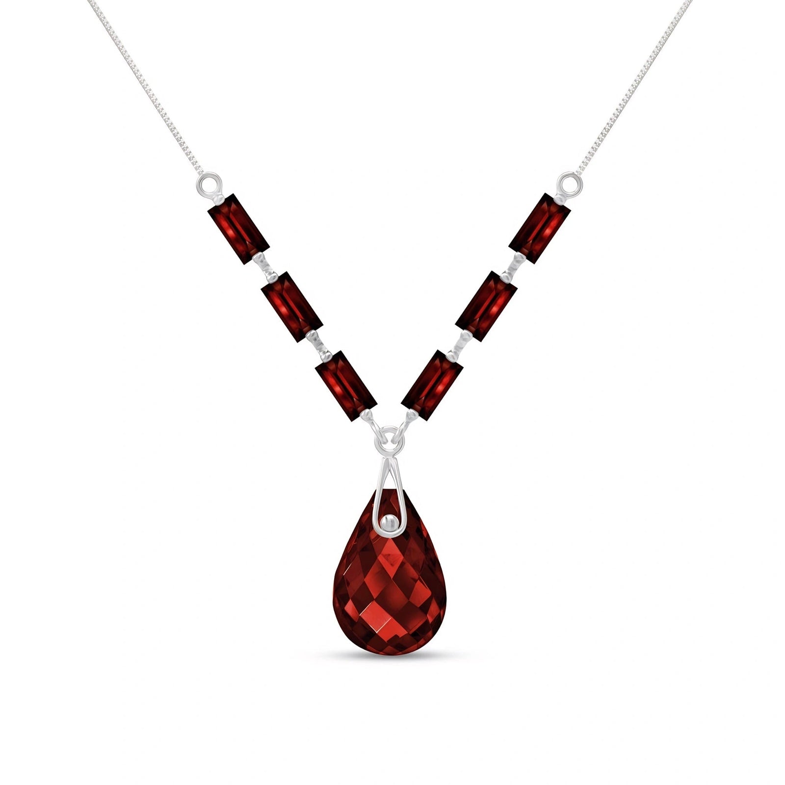 White Gold Garnet — Santa
