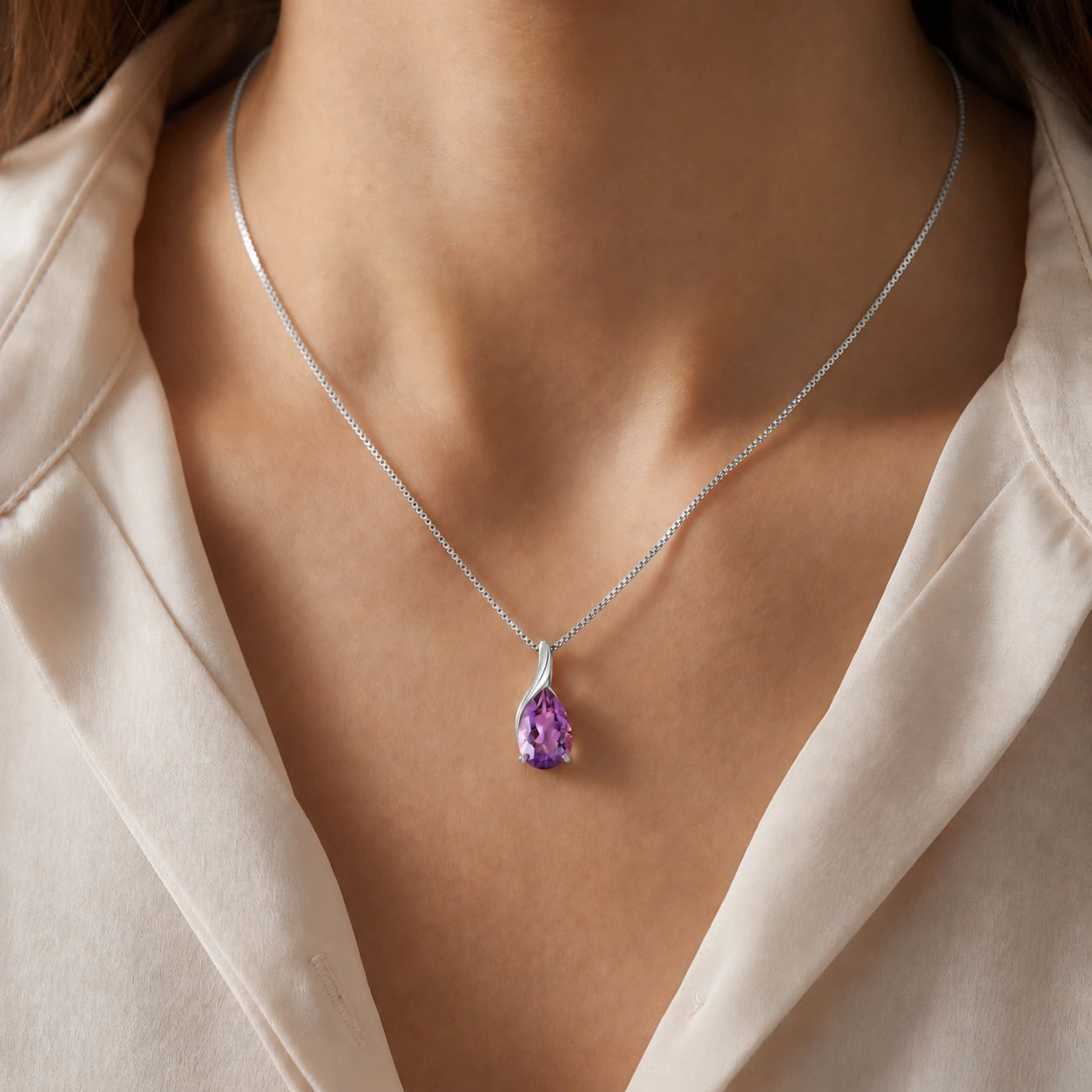White Gold Amethyst — Danila