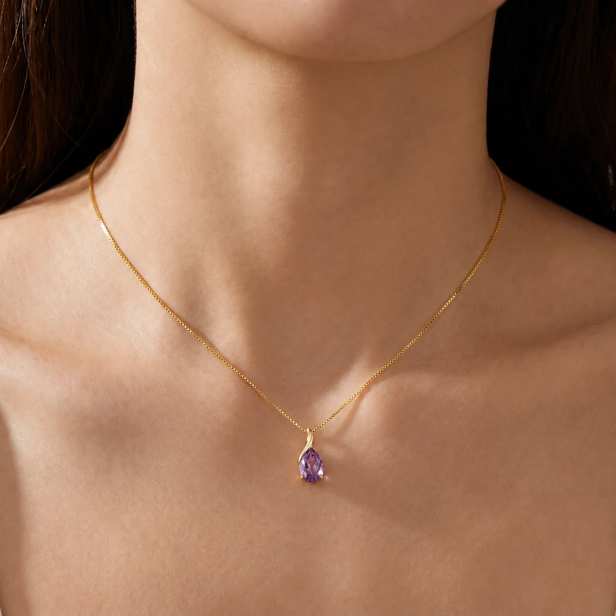 Yellow Gold Amethyst — Danila