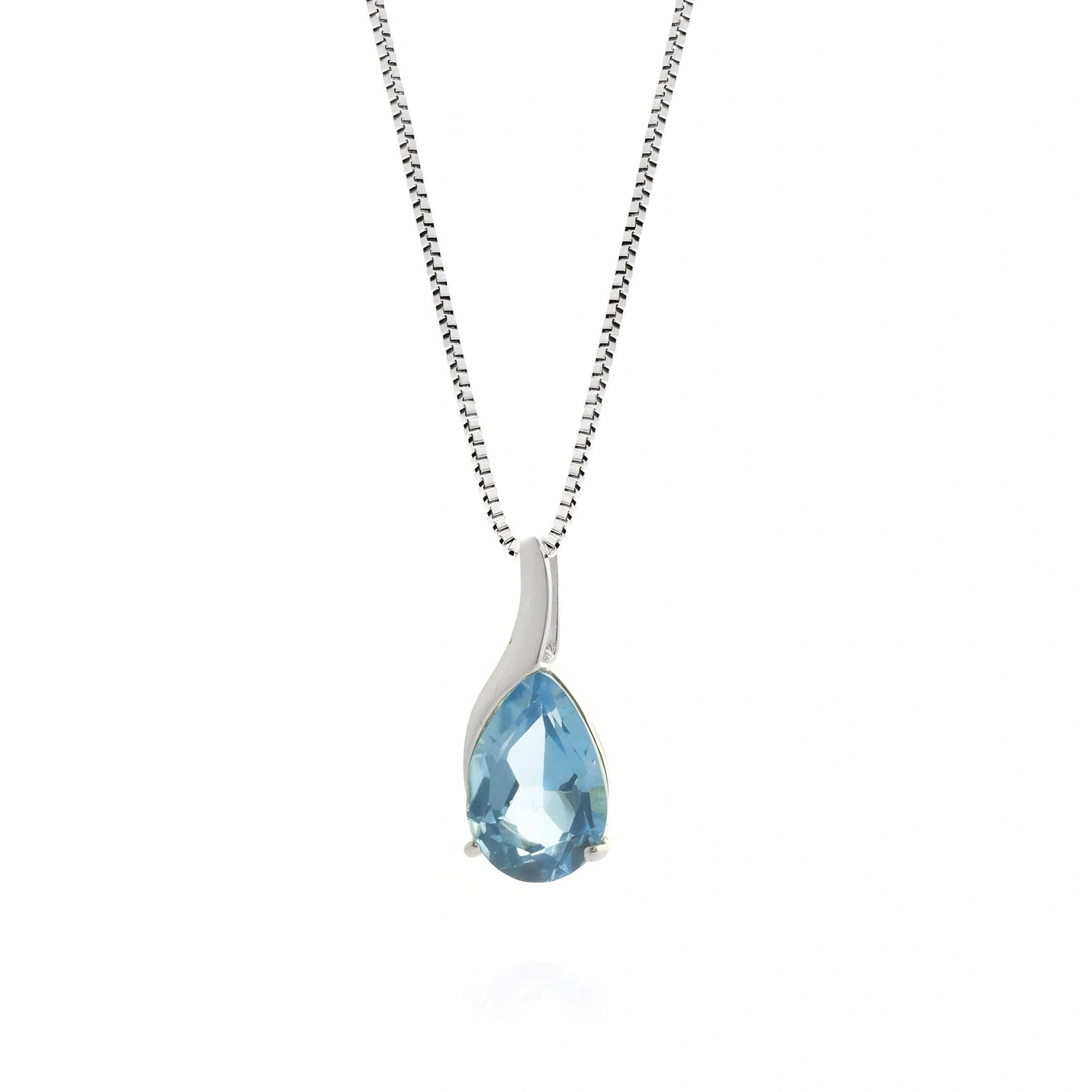 White Gold Blue Topaz — Danila