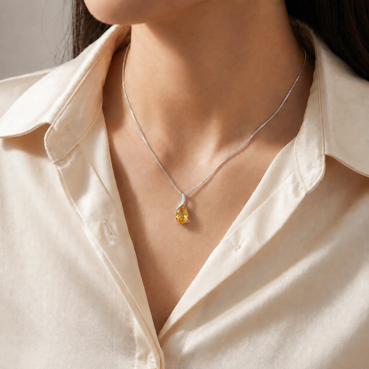 White Gold Citrine — Danila