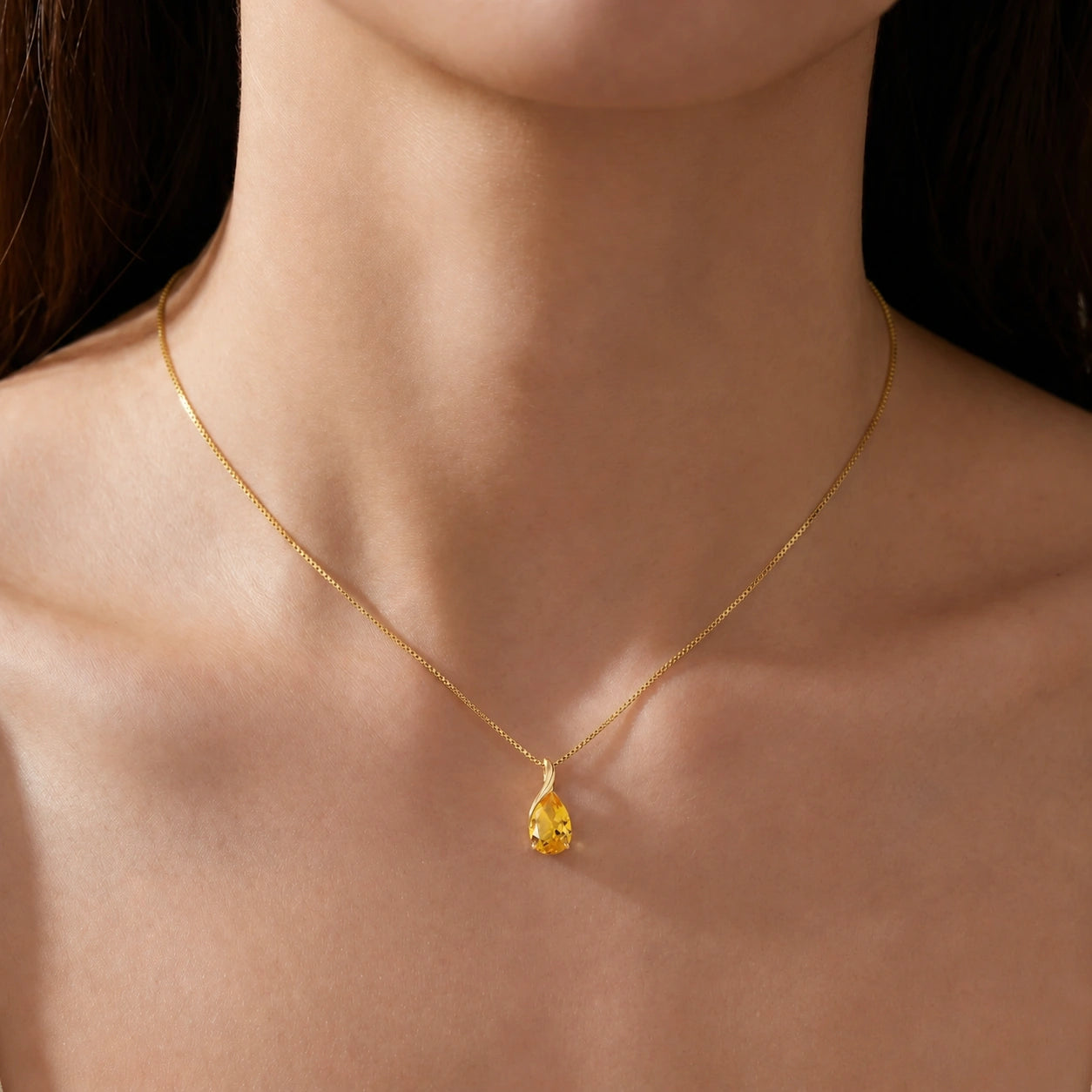 Yellow Gold Citrine — Danila