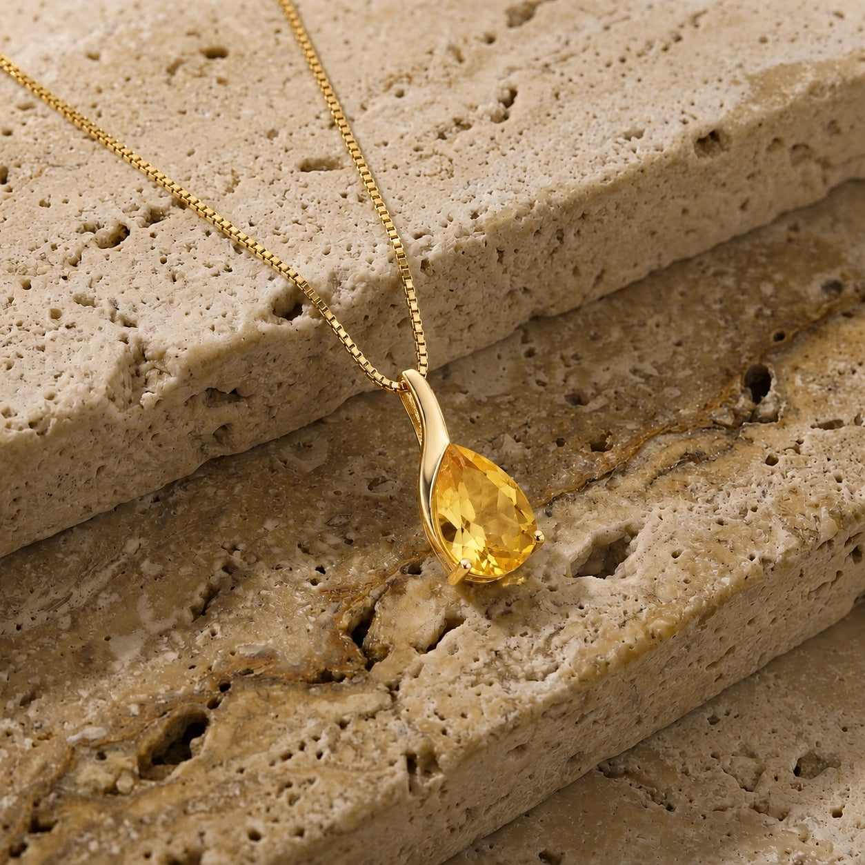 Yellow Gold Citrine — Danila