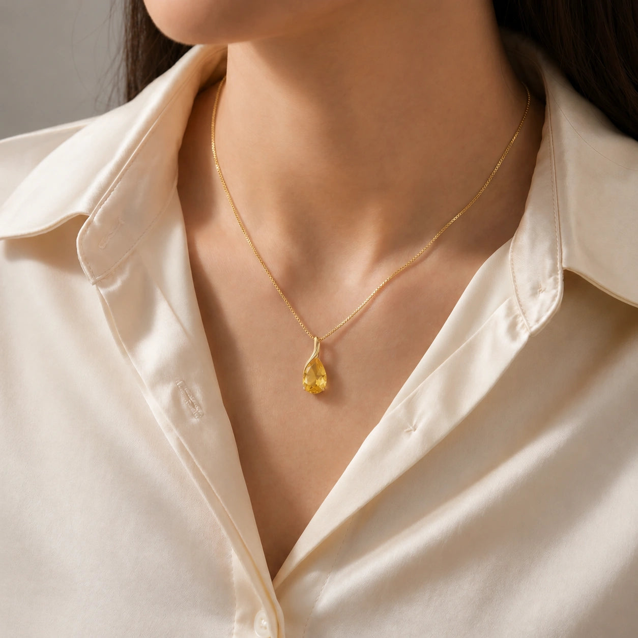 Yellow Gold Citrine — Danila