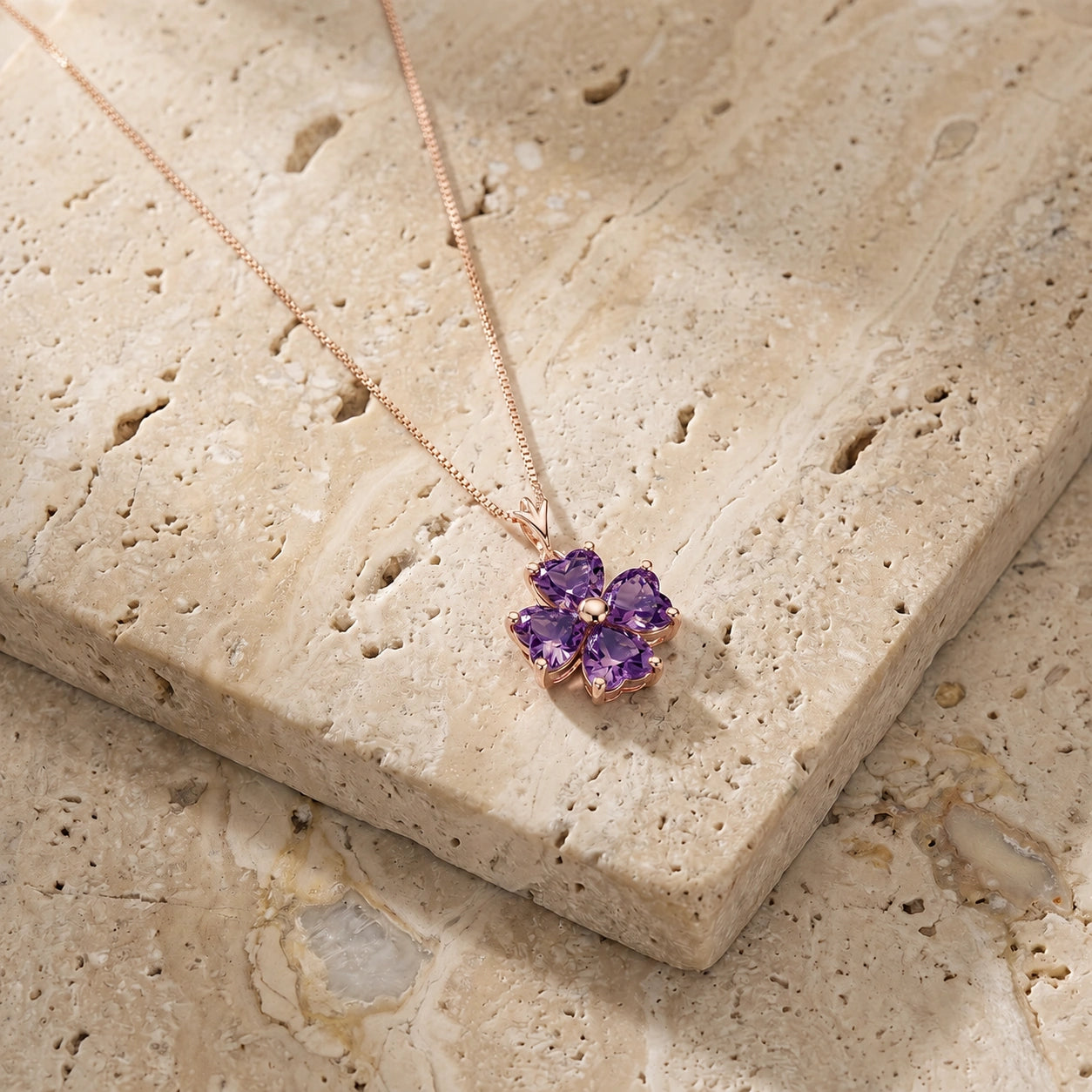 Rose Gold Amethyst — Aretusa