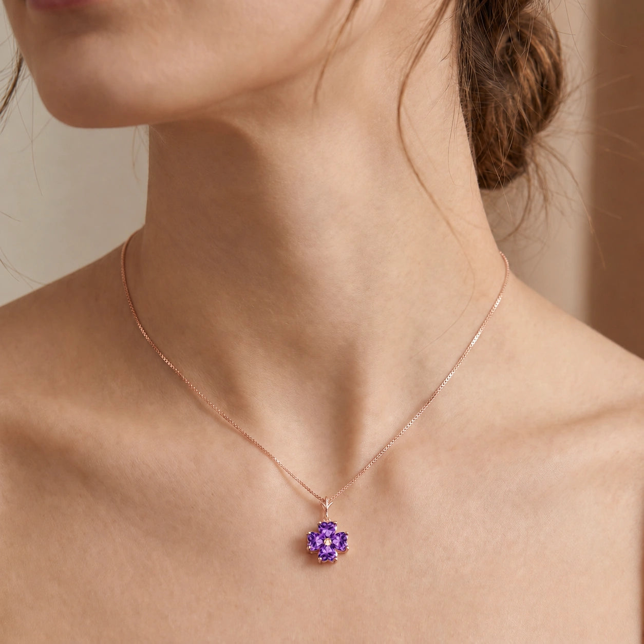 Rose Gold Amethyst — Aretusa