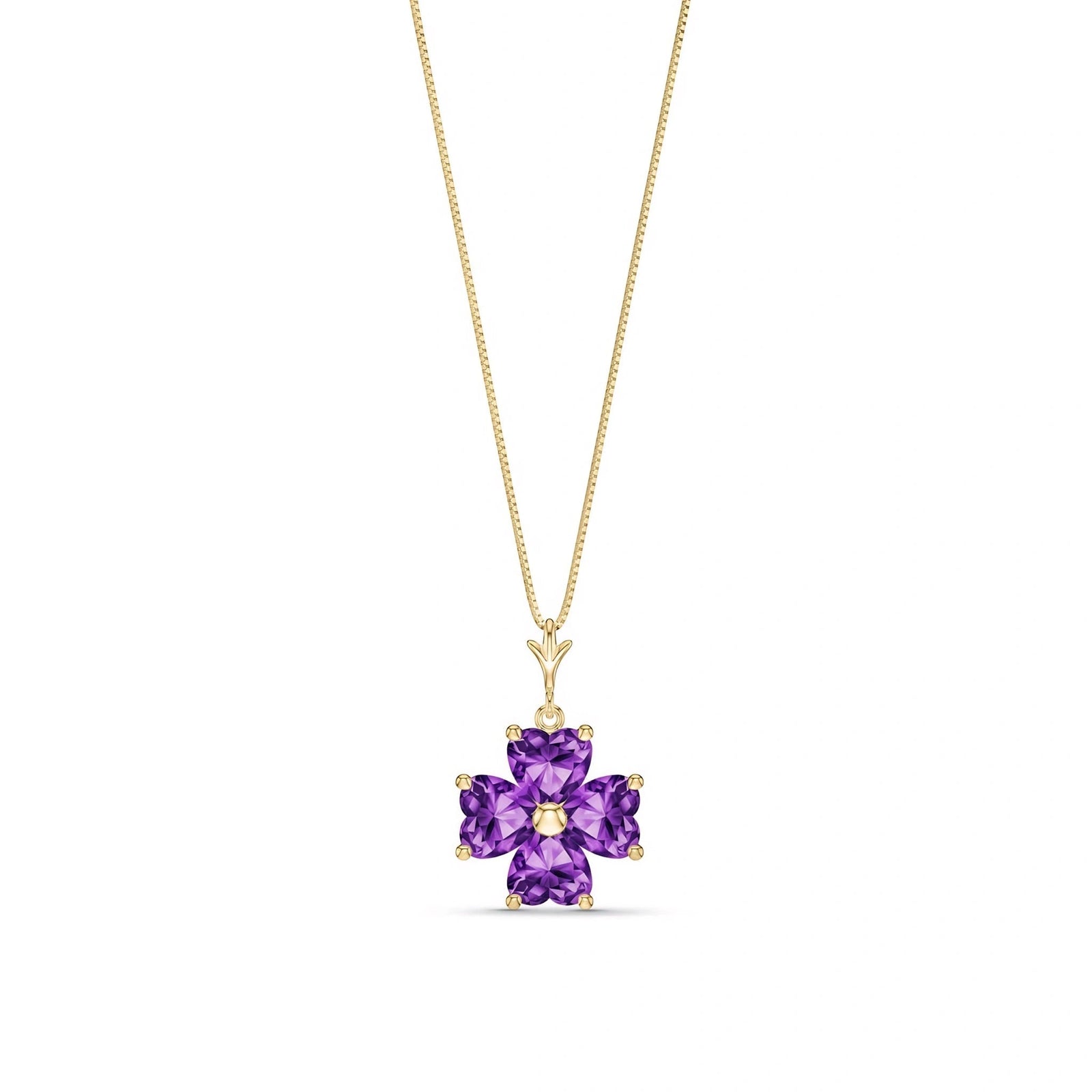 Yellow Gold Amethyst — Aretusa