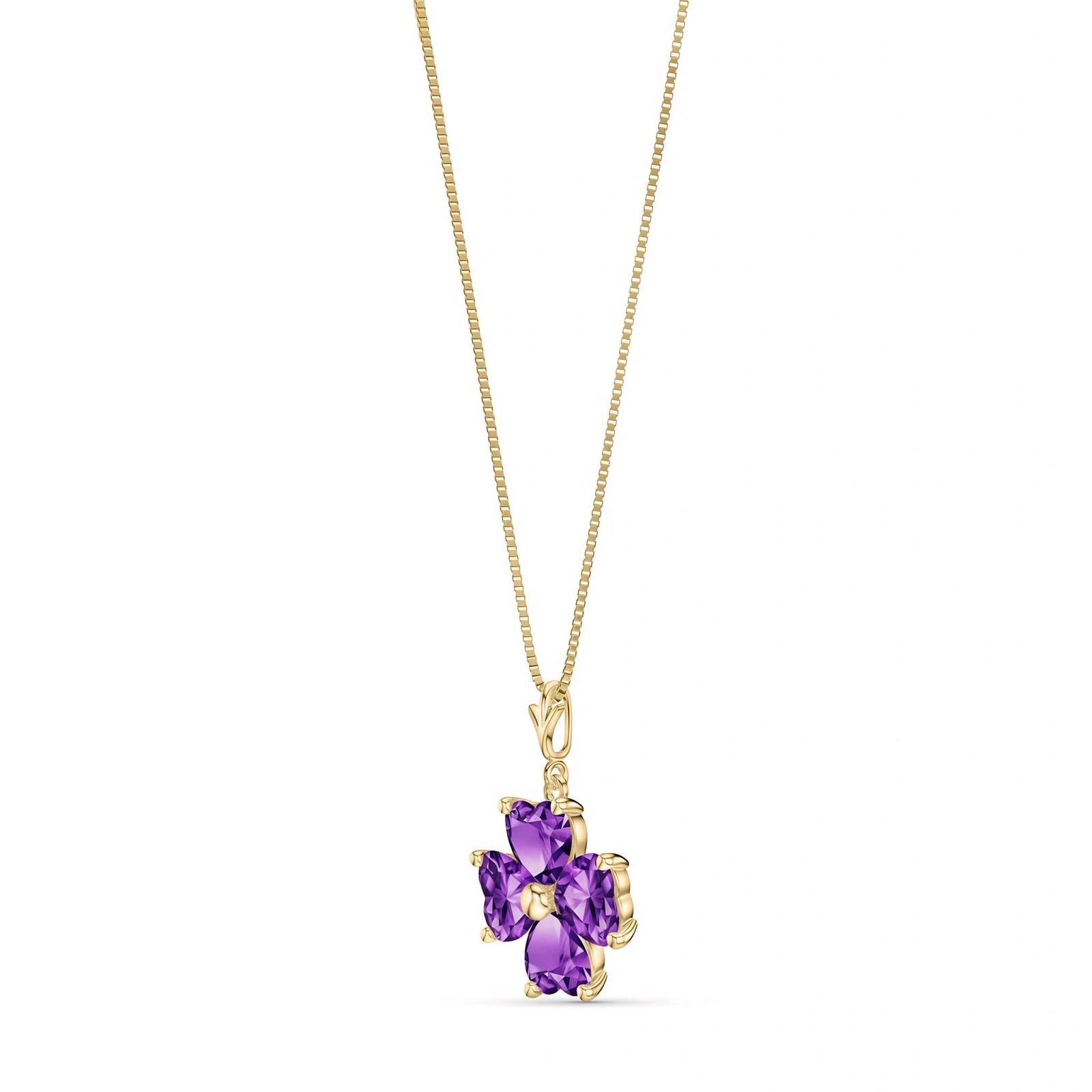 Yellow Gold Amethyst — Aretusa
