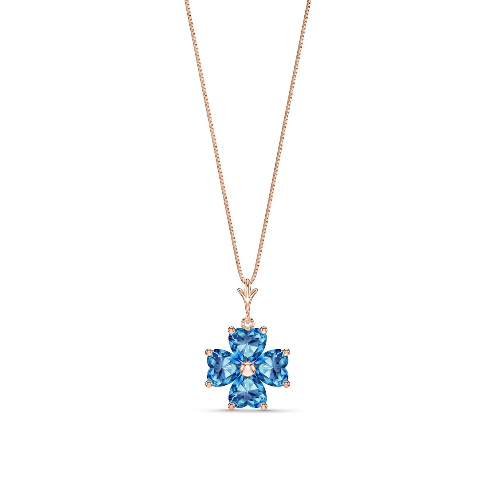 Rose Gold Blue Topaz — Aretusa
