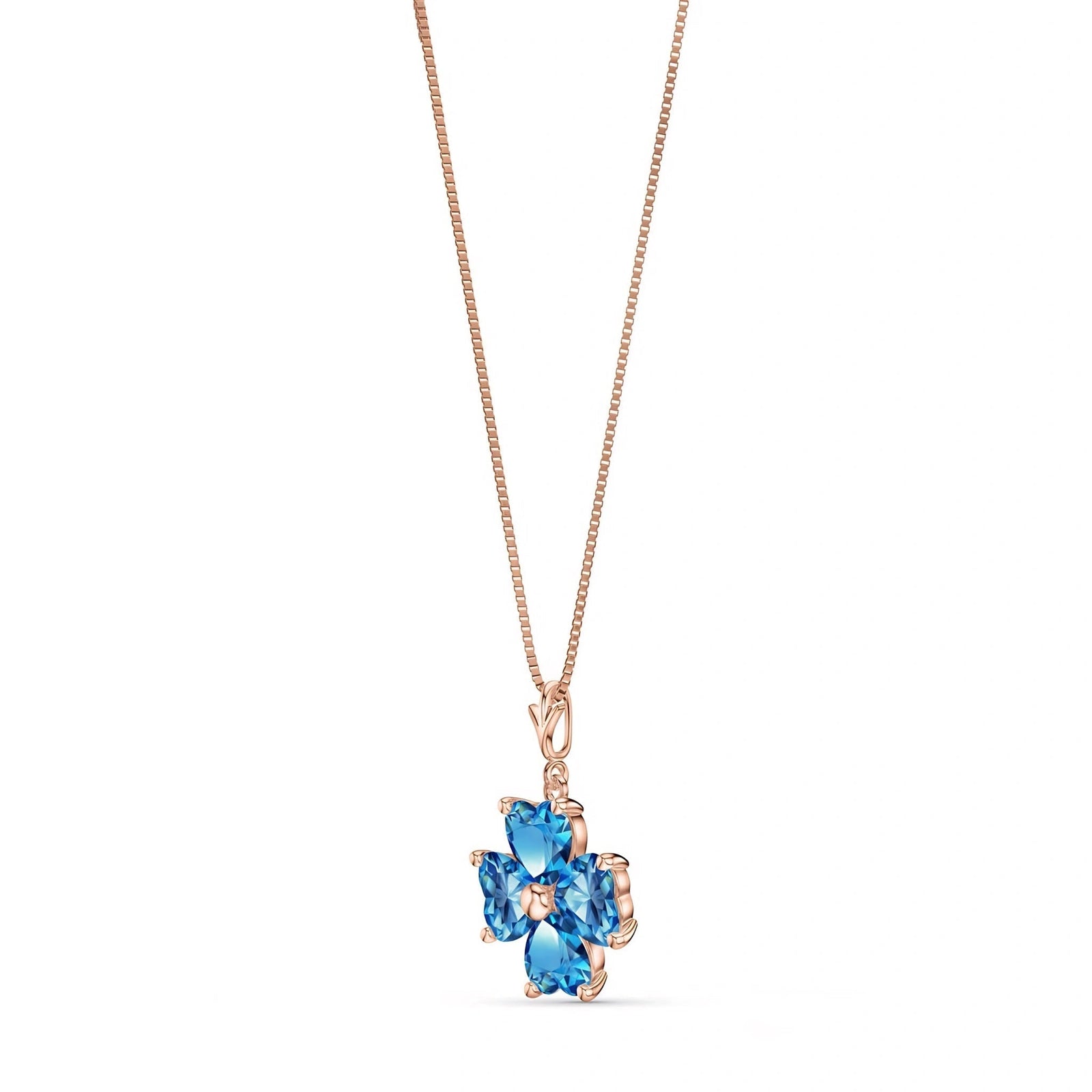 Rose Gold Blue Topaz — Aretusa