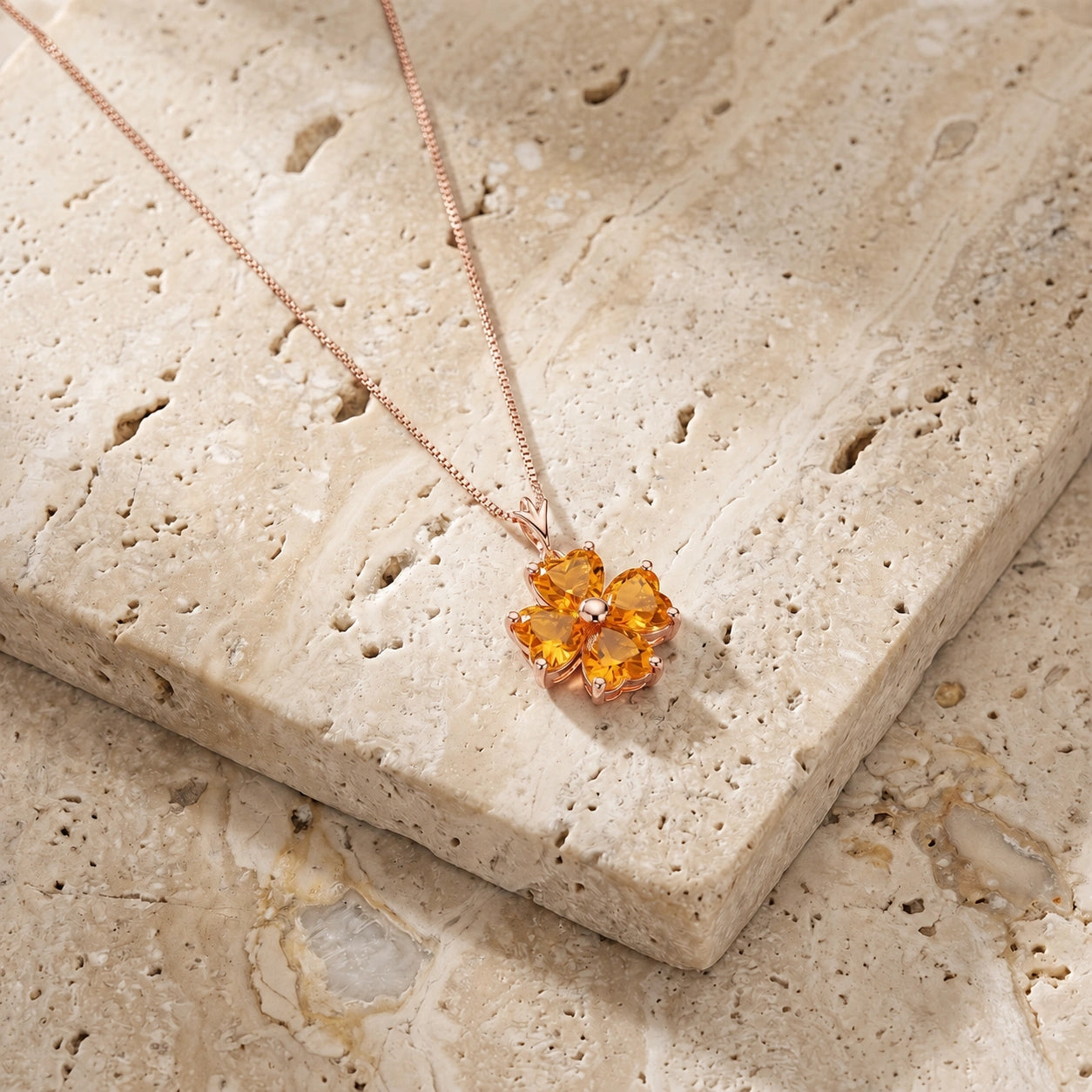 Rose Gold Citrine — Aretusa
