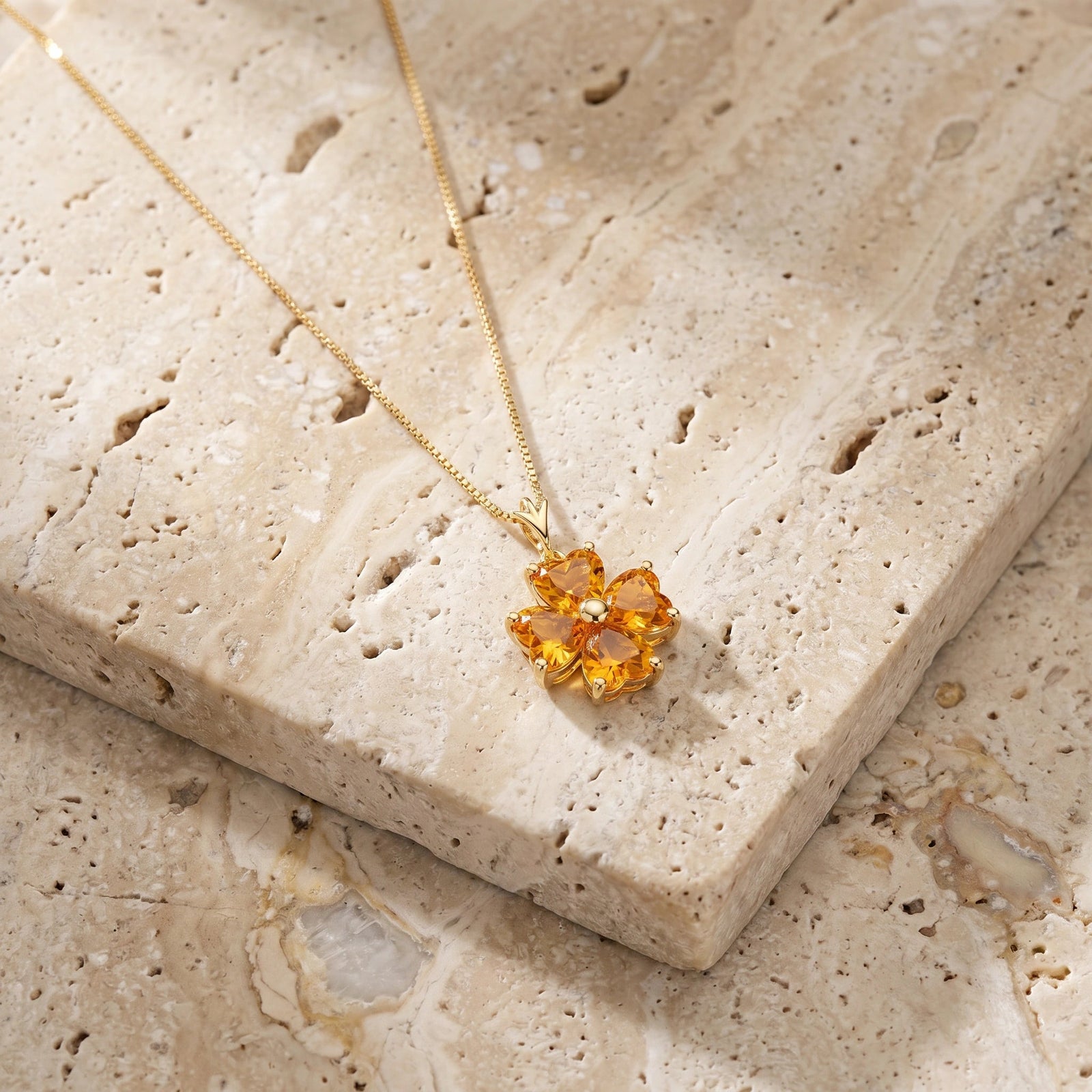 Yellow Gold Citrine — Aretusa