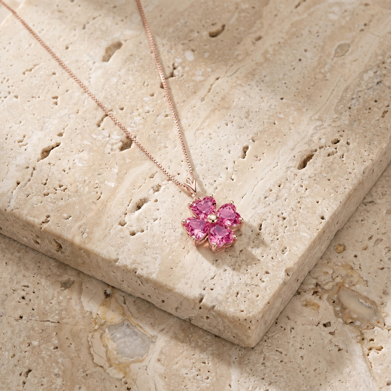 Rose Gold Pink Topaz — Aretusa