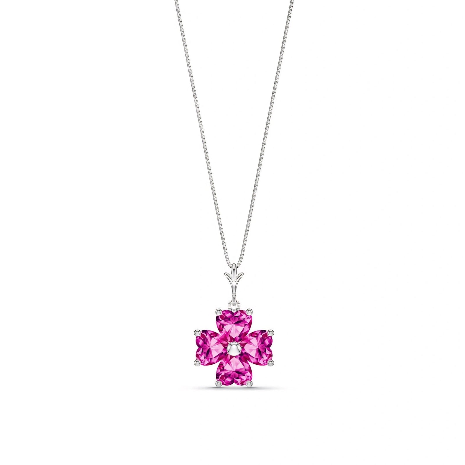 White Gold Pink Topaz — Aretusa