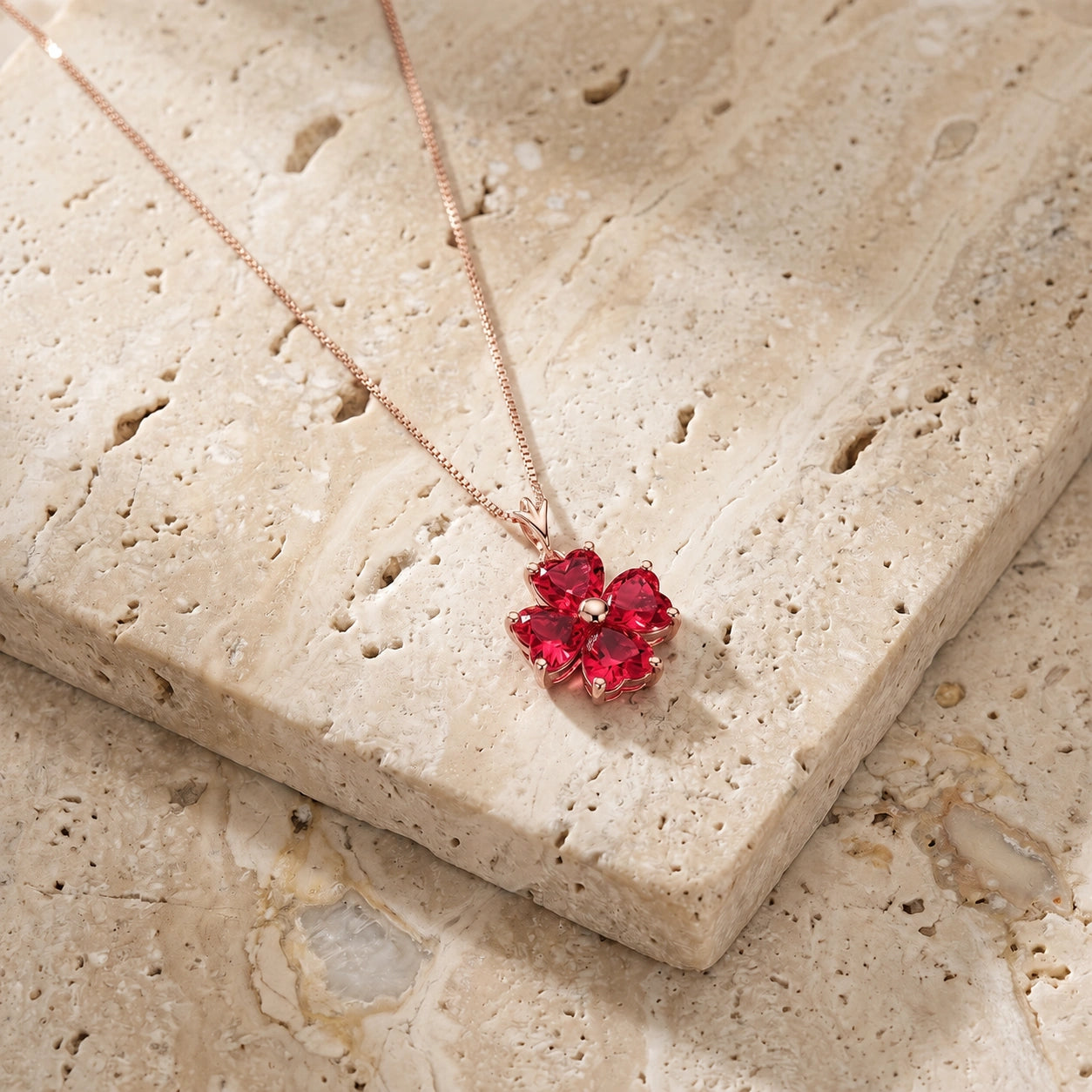 Rose Gold Ruby — Aretusa