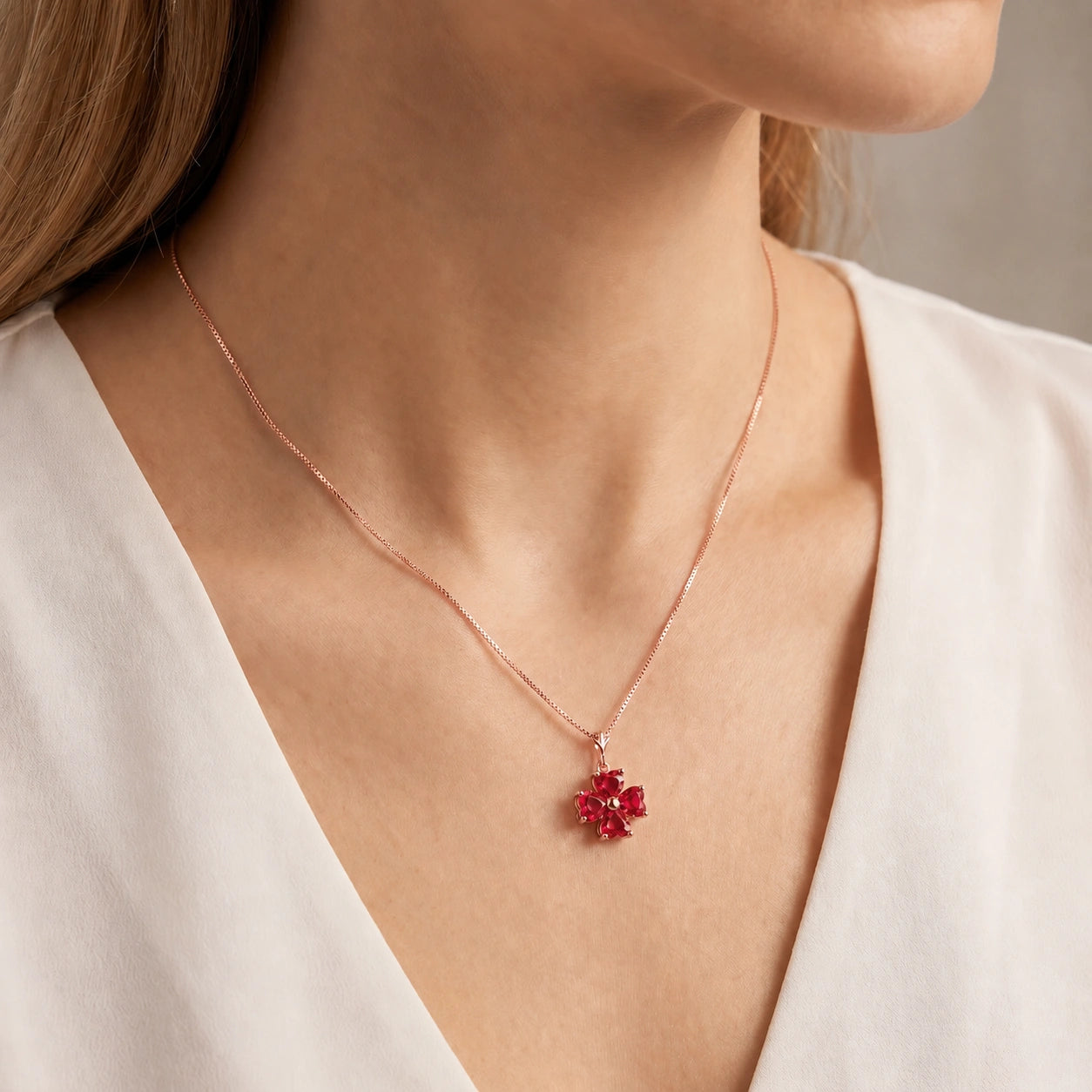 Rose Gold Ruby — Aretusa