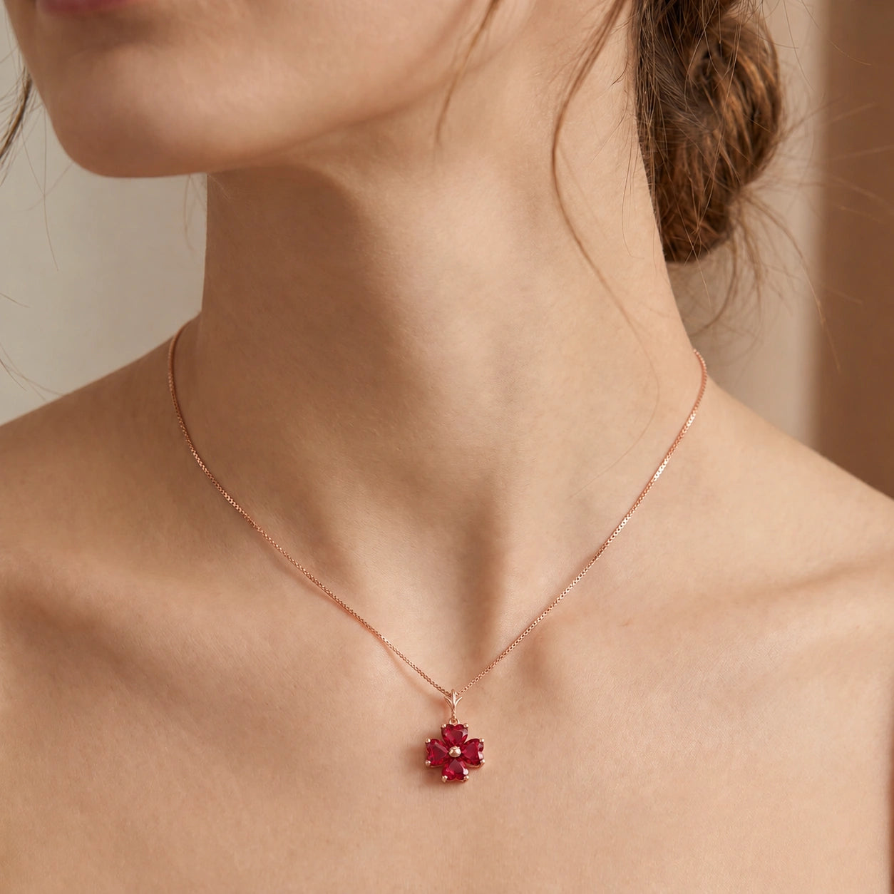 Rose Gold Ruby — Aretusa